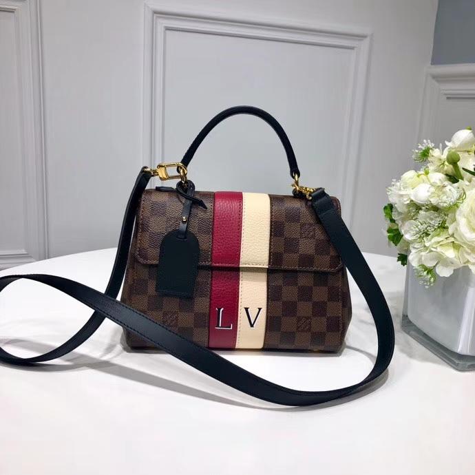 LV Bond Street BB Handbag - Damier Ebene Canvas Crossbody Bag for Women | Perfect for Work, Travel & Everyday Use