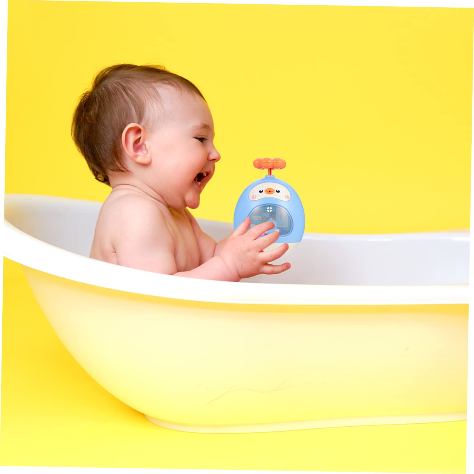 Vaguelly 3-Piece Tumbler Toy Set - Animal Shaped Bath & Beach Water Play Toys for Kids - Sky Blue ABS Plastic - Perfect for Pool, Bathtub & Outdoor Water Play