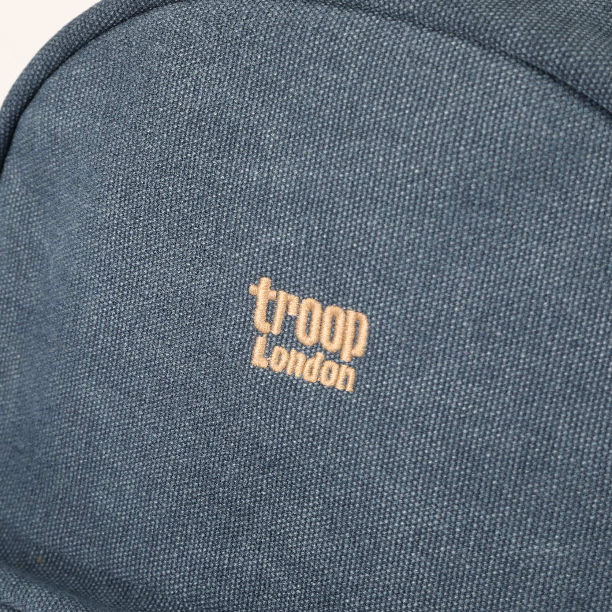 TRP0552 Troop London Classic Canvas Backpack - Small Durable School & Travel Daypack for Men & Women - Perfect for College, Commuting & Outdoor Adventures