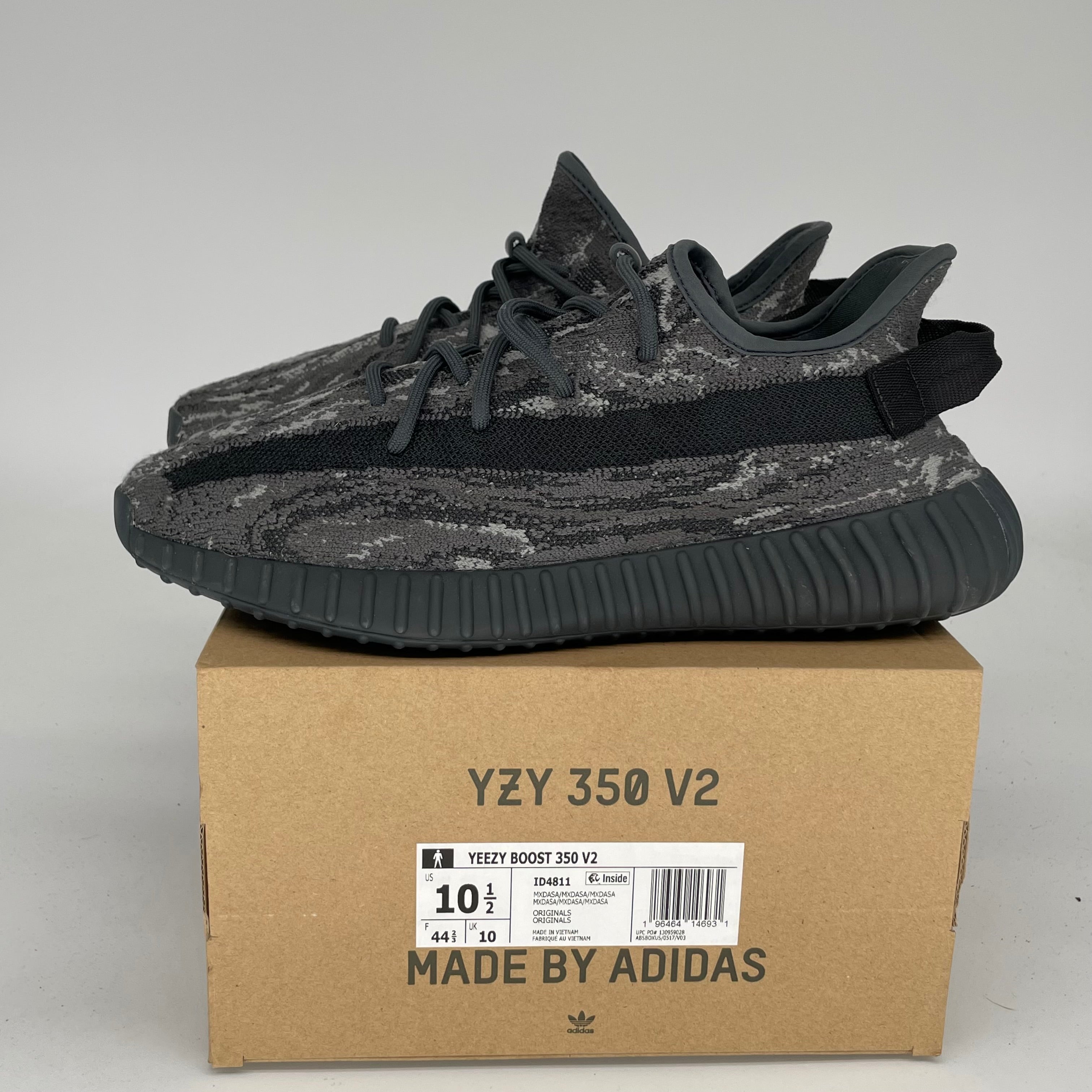 Adidas Yeezy Boost 350 V2 MX Dark Salt - Men's Running Shoes Size 10.5 | Comfortable Sneakers for Jogging, Gym & Casual Wear | ID4811