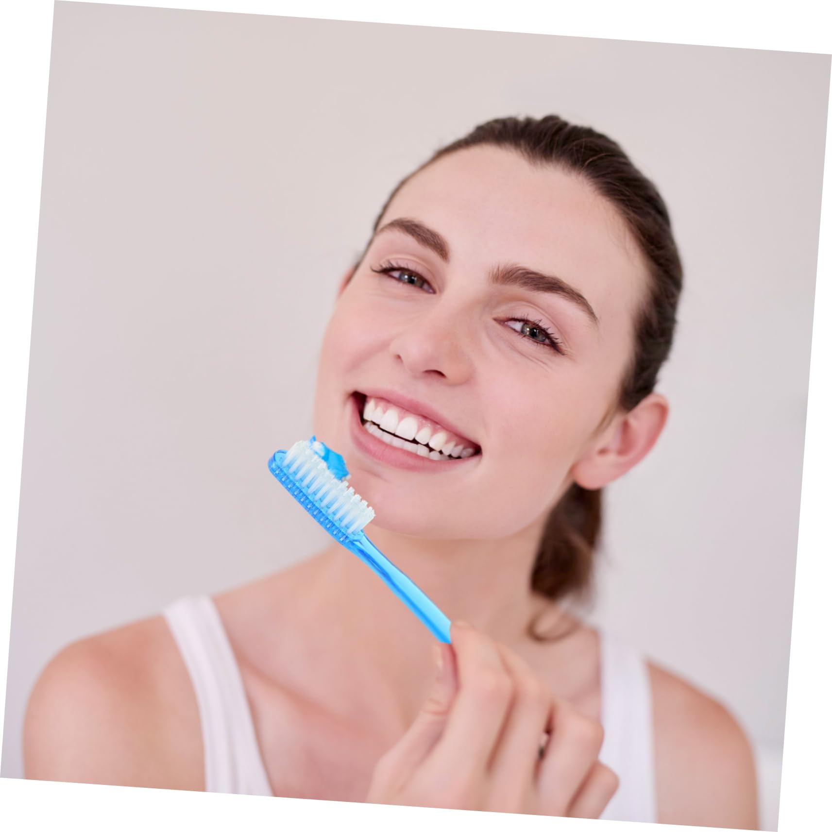 6-Pack Hard Bristle Toothbrushes for Adults - Travel & Hotel Toothbrushes in Bulk - Medium Firmness Cleaning Toothbrushes for Home, Office & On-The-Go Use