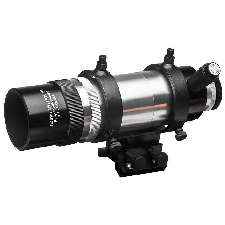 8x50 Illuminated Finder Scope (VFEI0850 01) - Perfect for Astronomy, Stargazing & Night Observation - Ideal for Telescopes & Outdoor Exploration