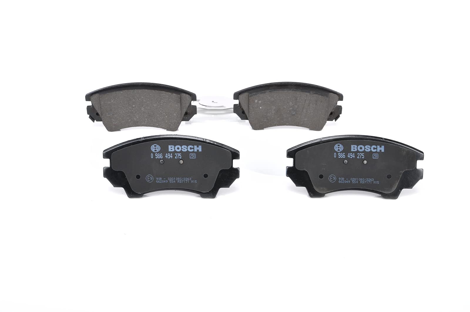 BOSCH BP1187-0986494275 Brake Pad Set - Premium Quality Ceramic Brake Pads for Smooth & Quiet Stopping | Perfect for Daily Commuting, City Driving & Highway Use