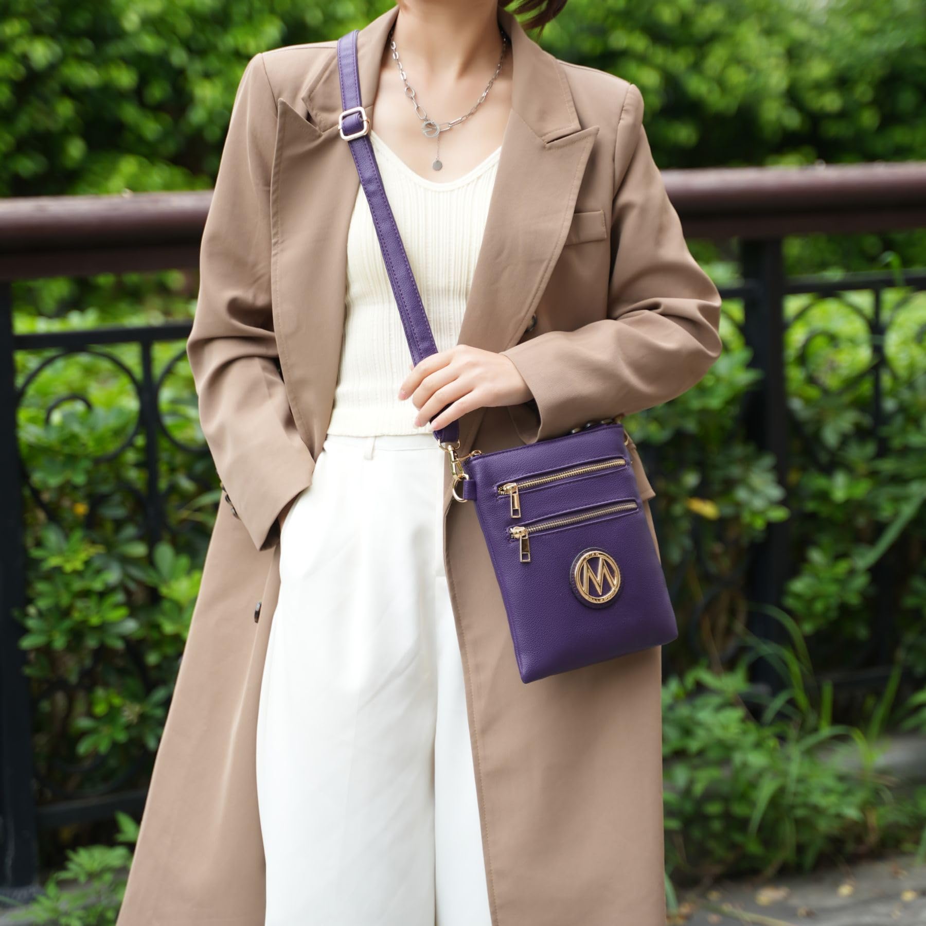 MKF Collection Women's Crossbody Bag - Stylish Shoulder Purse, Fashionable Sling Bag for Everyday Use by Mia K | Perfect for Work, Travel, and Casual Outings