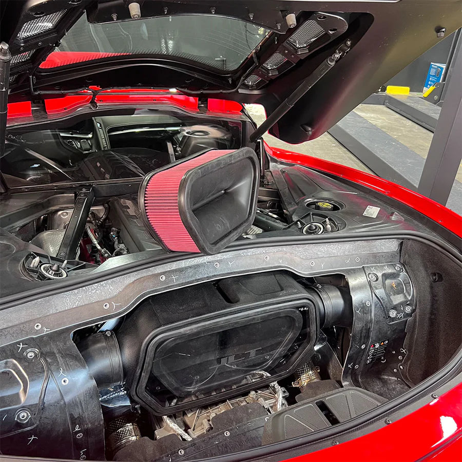 2024 Chevrolet Corvette C8 Stingray 6.2L JLT Performance Cold Air Intake System - High Flow Air Filter Upgrade for Improved Horsepower & Acceleration - Perfect for Track Racing & Street Performance