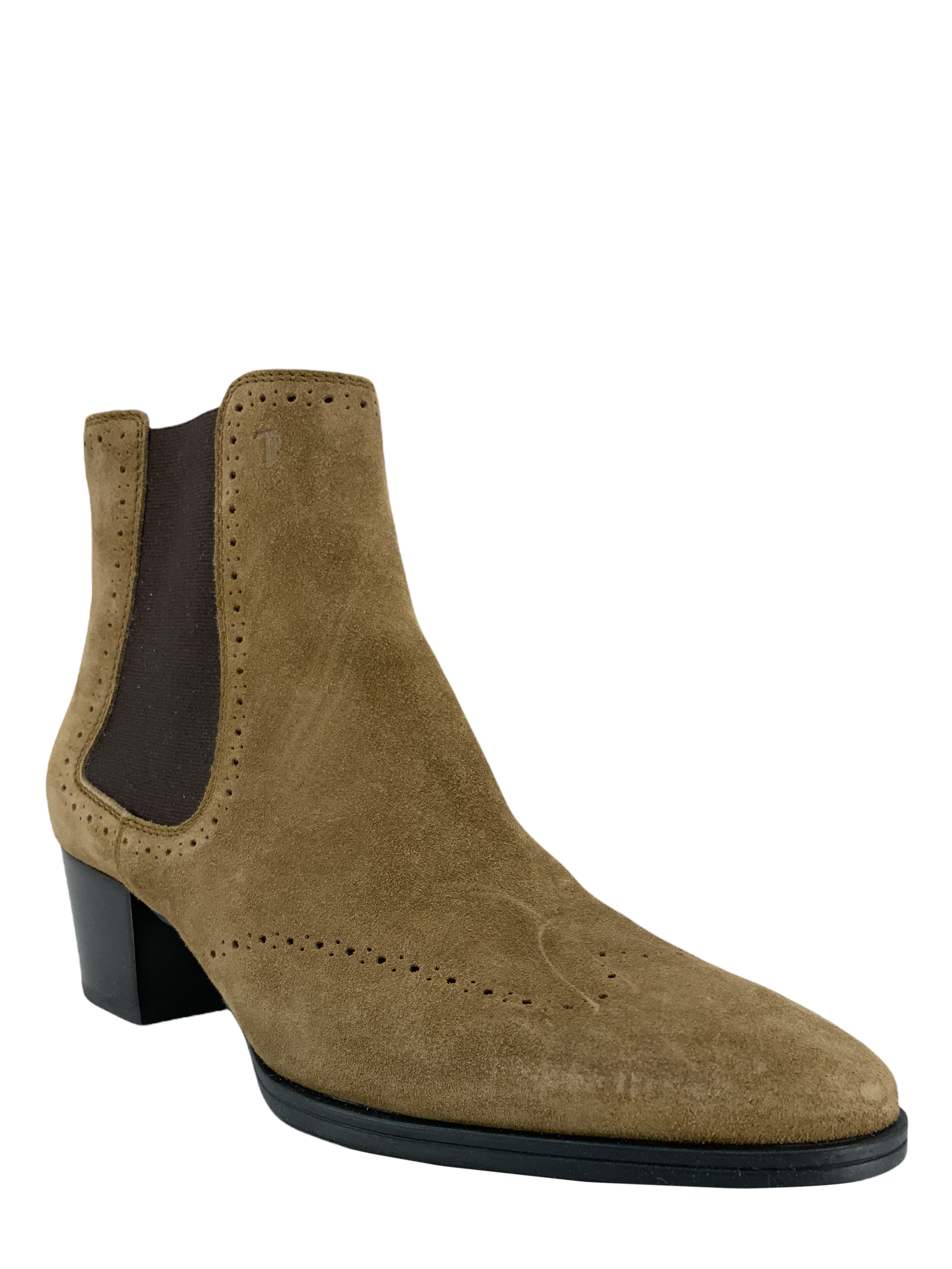 Tod's Suede Chelsea Ankle Boots for Women - Size 8 | Comfortable & Stylish Casual Boots for Everyday Wear, Office & Date Night Outfits
