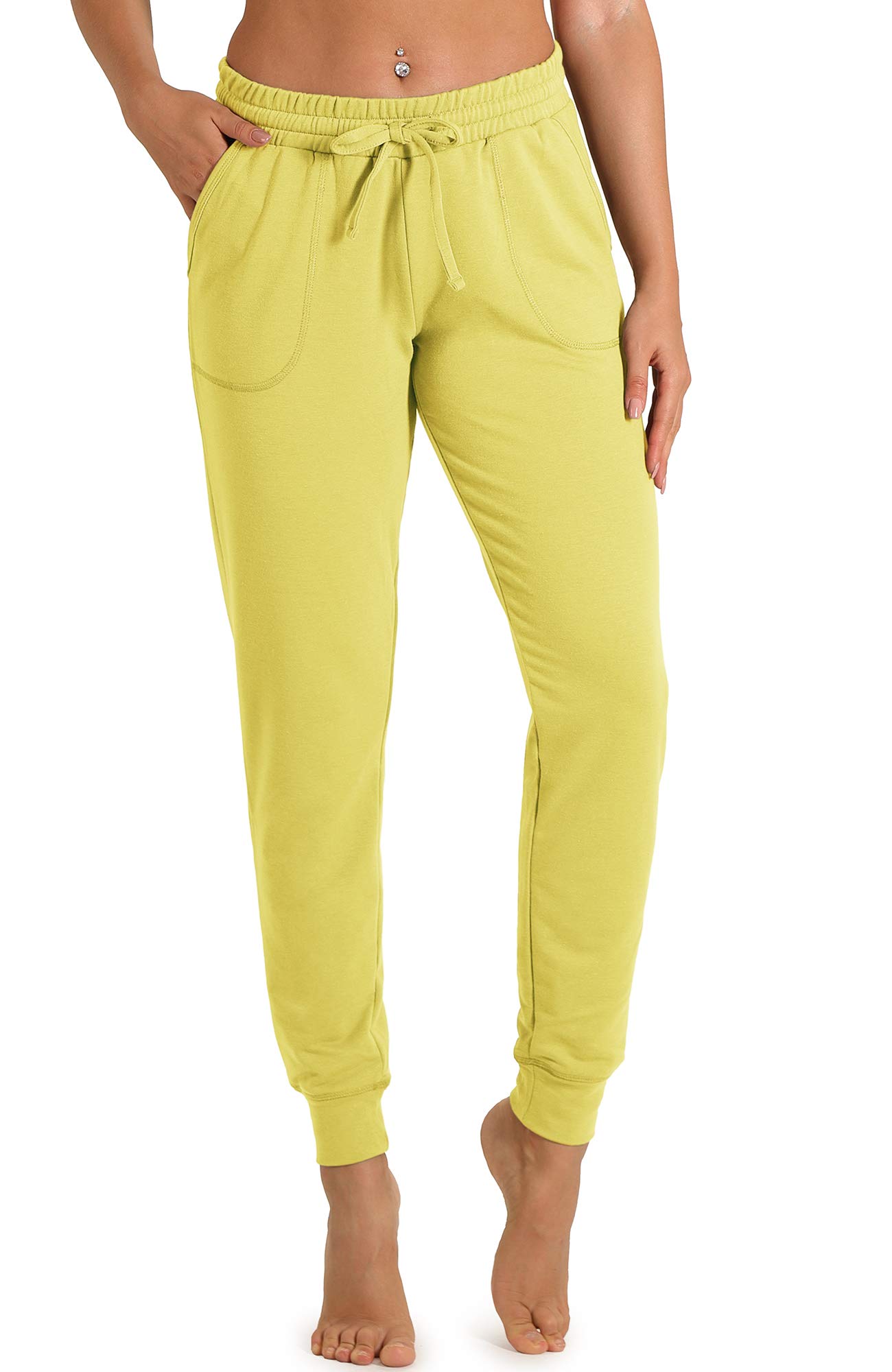 Icyzone Women's Active Joggers Sweatpants - High Waisted Yoga Lounge Pants with Pockets for Running, Gym & Casual Wear