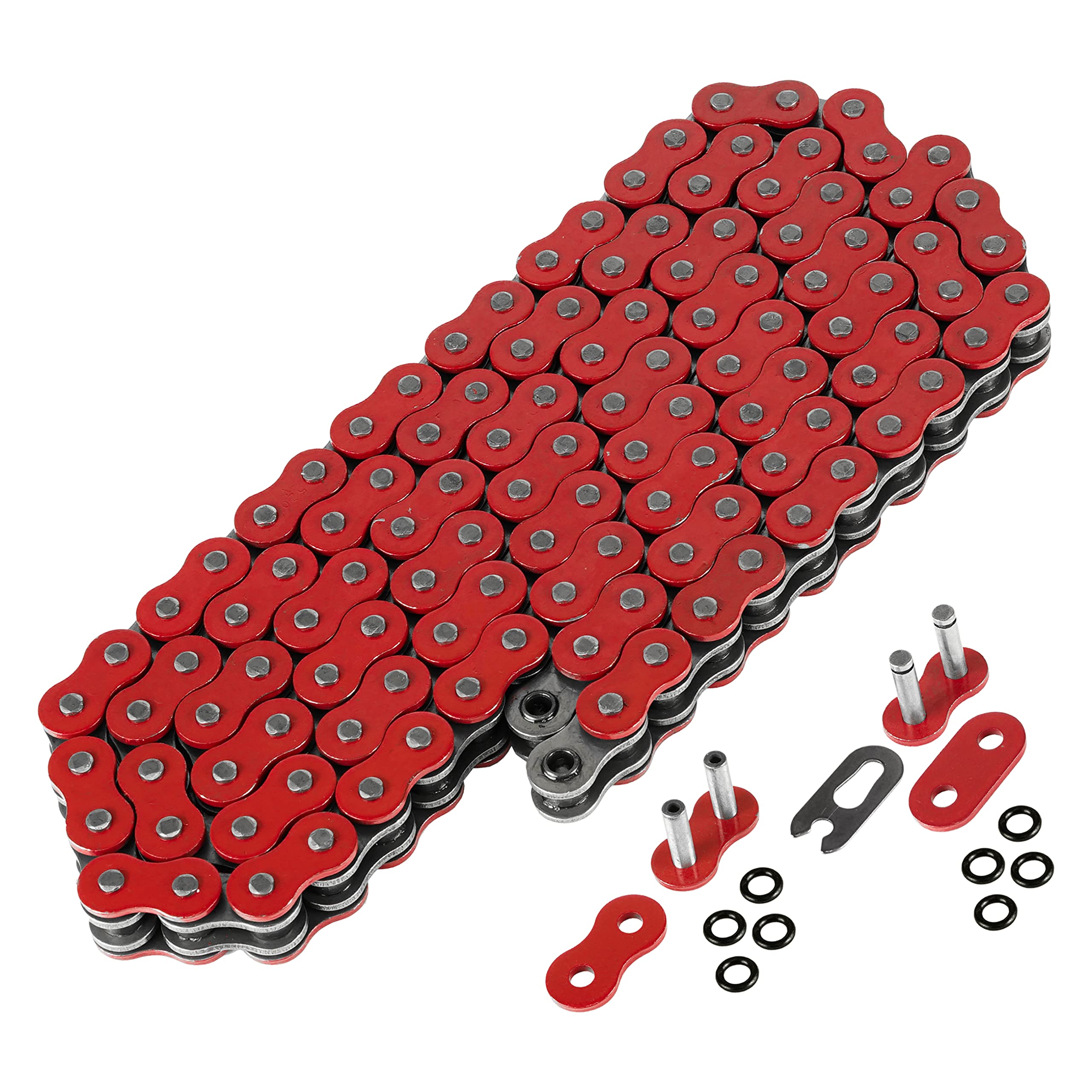 Caltric Red O-Ring Drive Chain and Sprockets Kit for Yamaha YZ250F (2012-2017) - Durable Motorcycle Replacement Parts for Off-Road Racing and Trail Riding