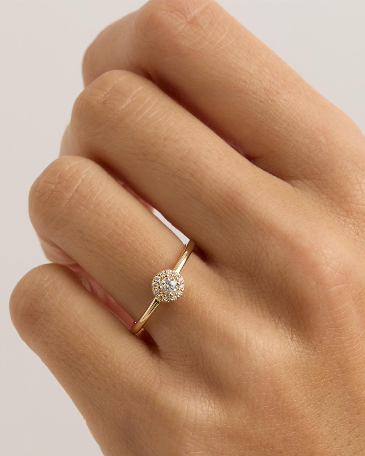 14K Solid Gold Ocean Mist Diamond Ring for Women - Elegant Wedding, Engagement & Anniversary Jewelry Gift
