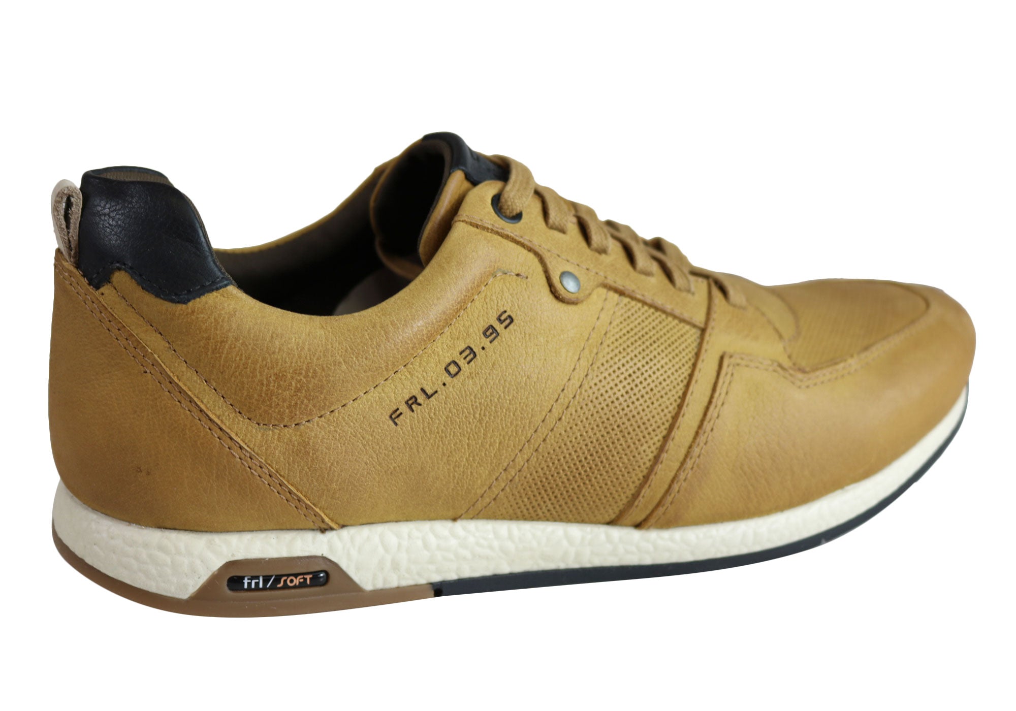 Ferricelli Oscar Men's Genuine Leather Lace-Up Casual Shoes - Handcrafted in Brazil - Perfect for Office, Dating & Everyday Wear