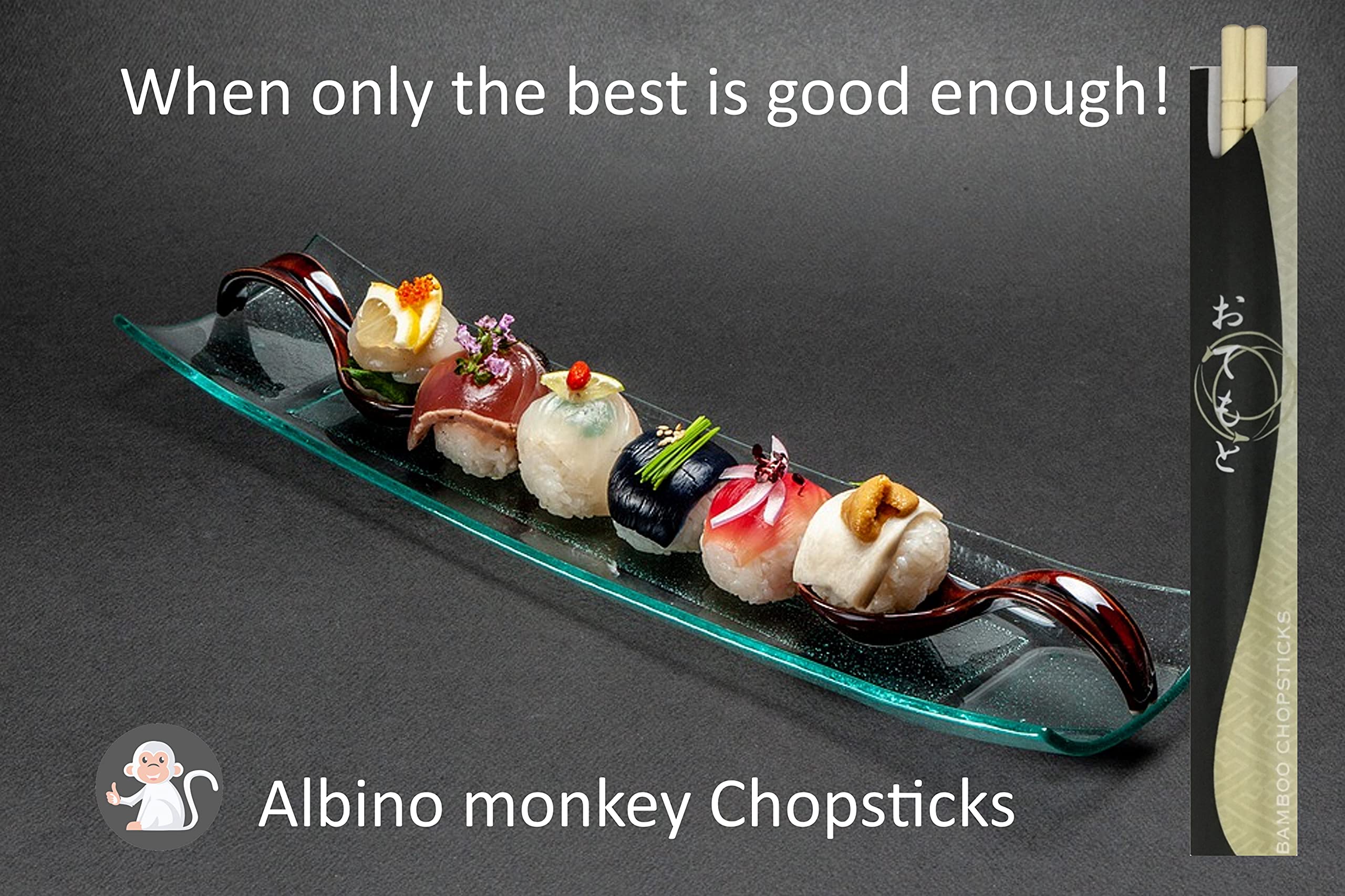 200-Pack Premium Bamboo Disposable Chopsticks - Separated Round Sushi Chopsticks | Bulk Wooden Chinese Chopsticks for Restaurants, Takeout & Home Use | Eco-Friendly Disposable Utensils (100 Pairs)