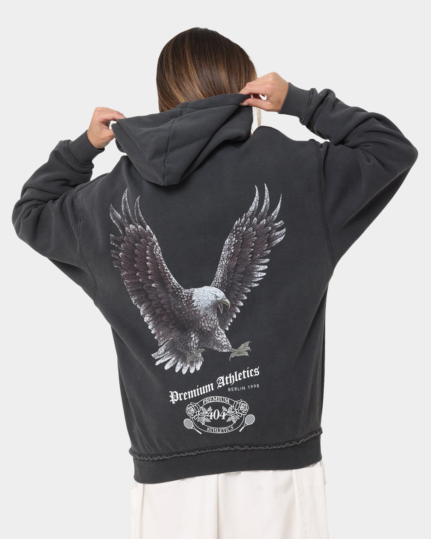 Vintage 404 Flight Hoodie - Charcoal Gray | Retro Aviation Style Sweatshirt for Men & Women | Perfect for Casual Wear, Street Fashion & Travel