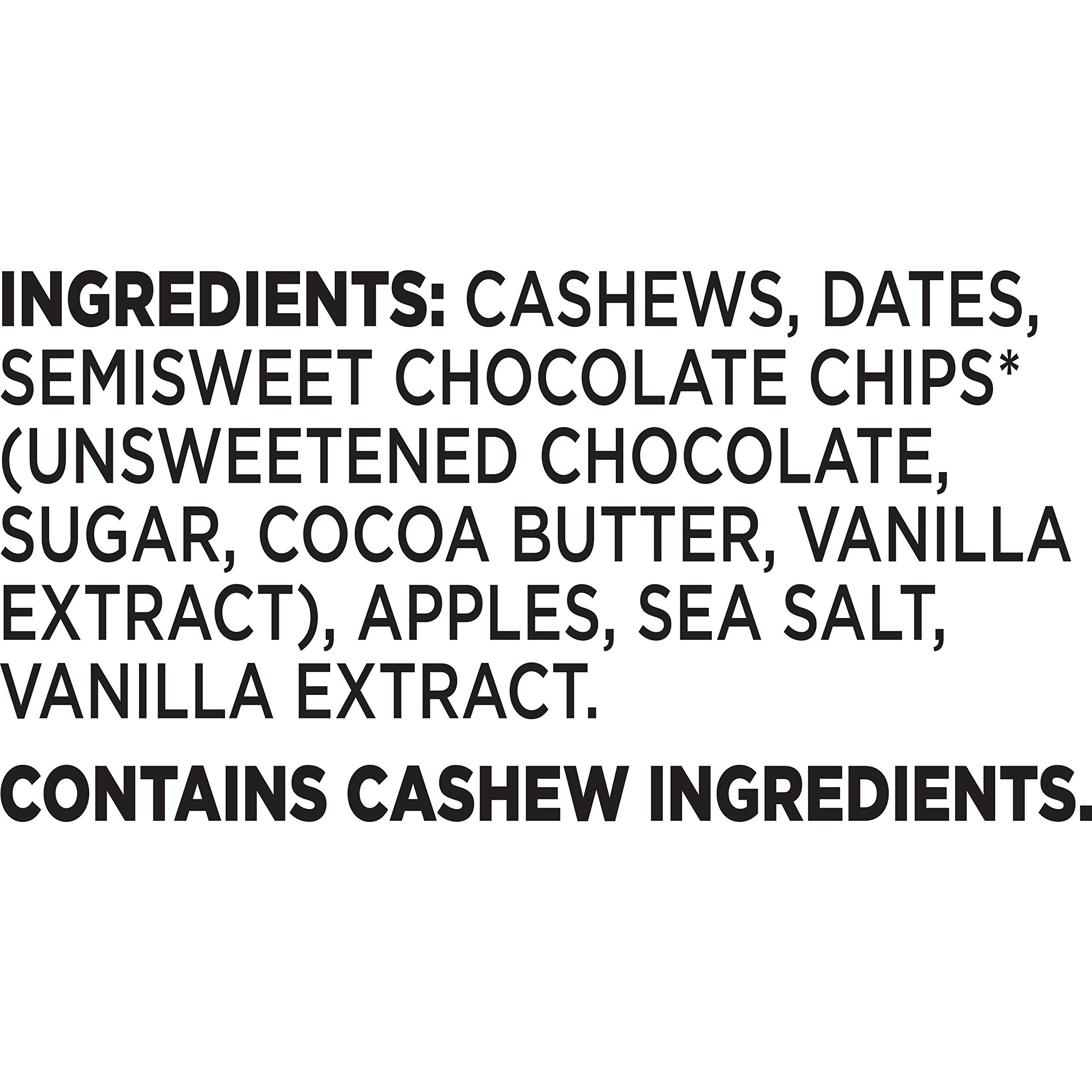 Larabar Chocolate Chip Cookie Dough Mini Bars - Gluten Free, Vegan, Non-GMO Snack Bars (20 Count) | Perfect for On-the-Go Energy, Healthy Lunchboxes & Post-Workout Recovery