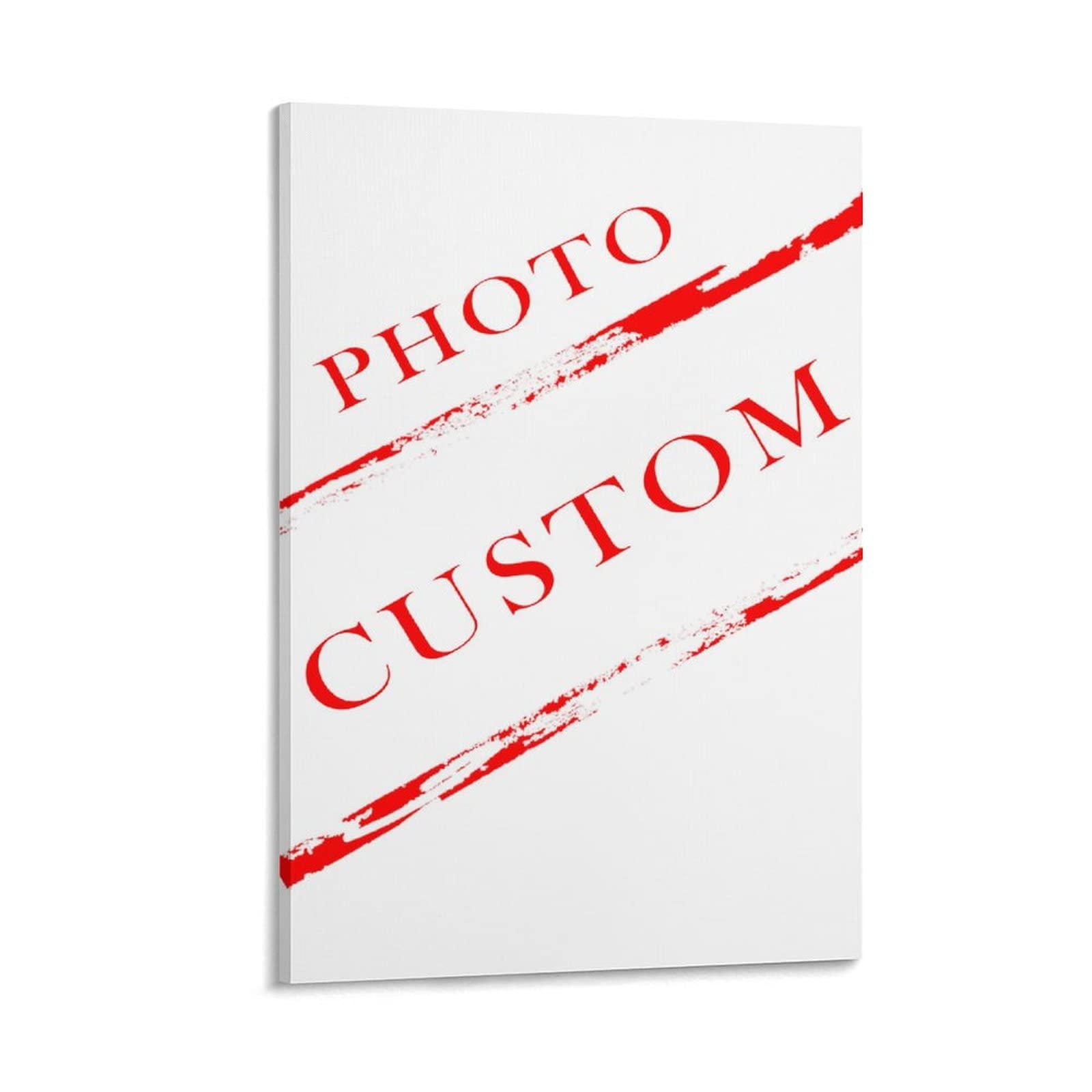Custom Memorial Photo Canvas Print - Personalized Art Painting Poster for Home & Bedroom Decor - 24x36 Inch (60x90cm) - Perfect Gift for Anniversaries, Weddings & Housewarming