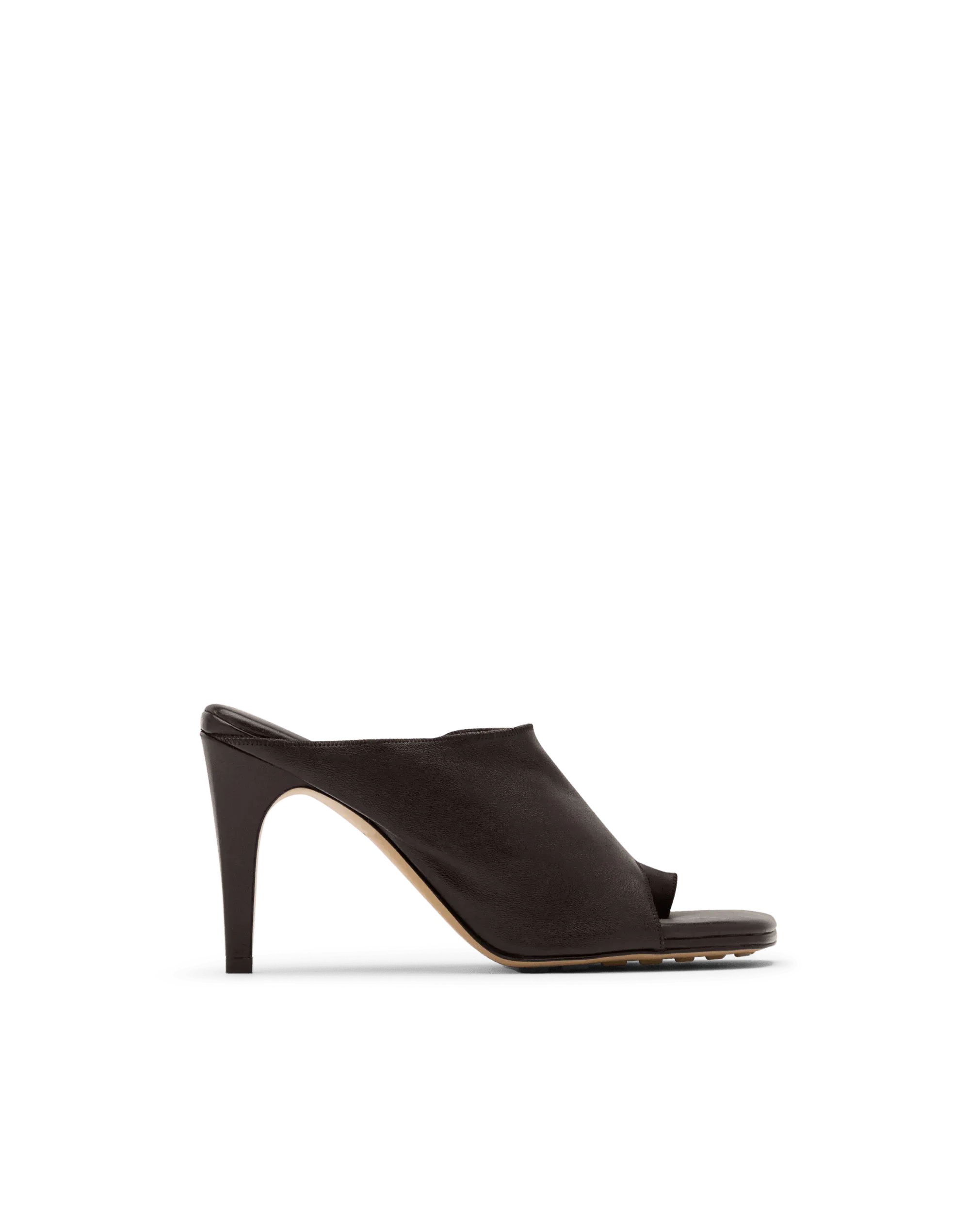 Women's Comfortable Heeled Leather Slides - Soft & Stylish Summer Sandals for Casual Outings, Beach, and Vacation Wear