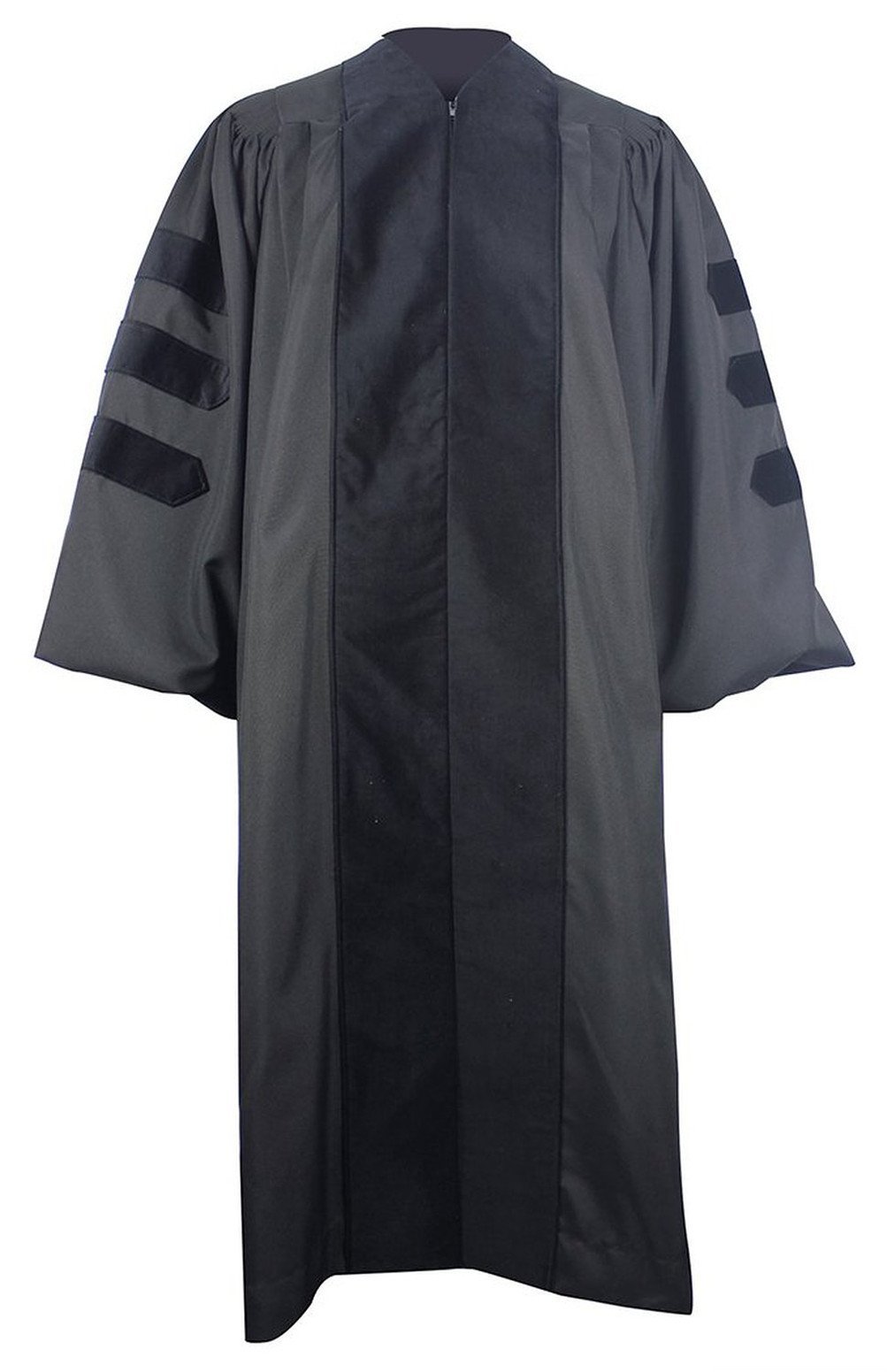 Newrara Unisex Deluxe Doctoral Graduation Gown - Premium Quality PhD Graduation Robe for Men & Women - Perfect for Commencement Ceremonies, Academic Events & Photo Shoots