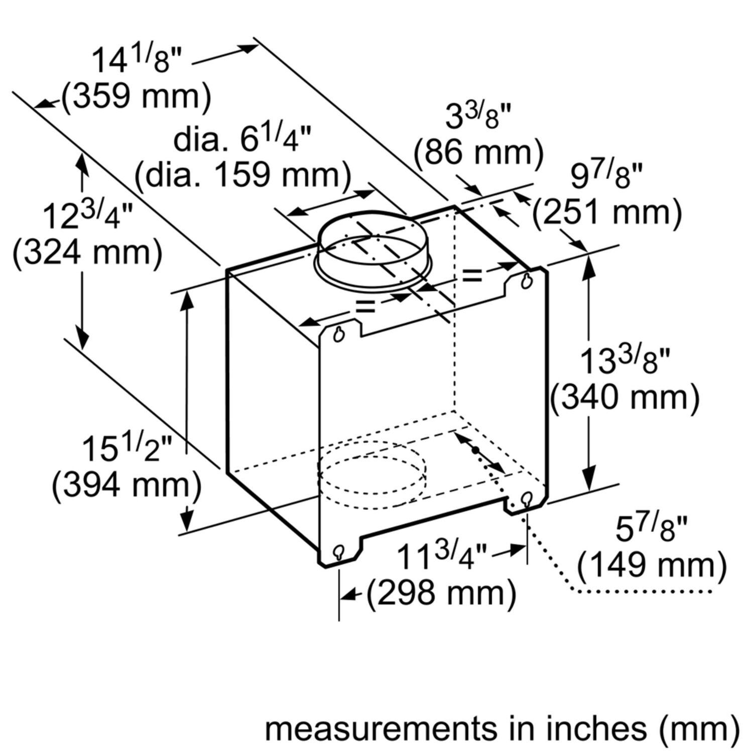 Bosch DHI1FZUC Integral Blower - High-Efficiency HVAC Replacement Part for Home & Commercial Use | Perfect for Ventilation Systems, Air Conditioning Units & Heating Systems