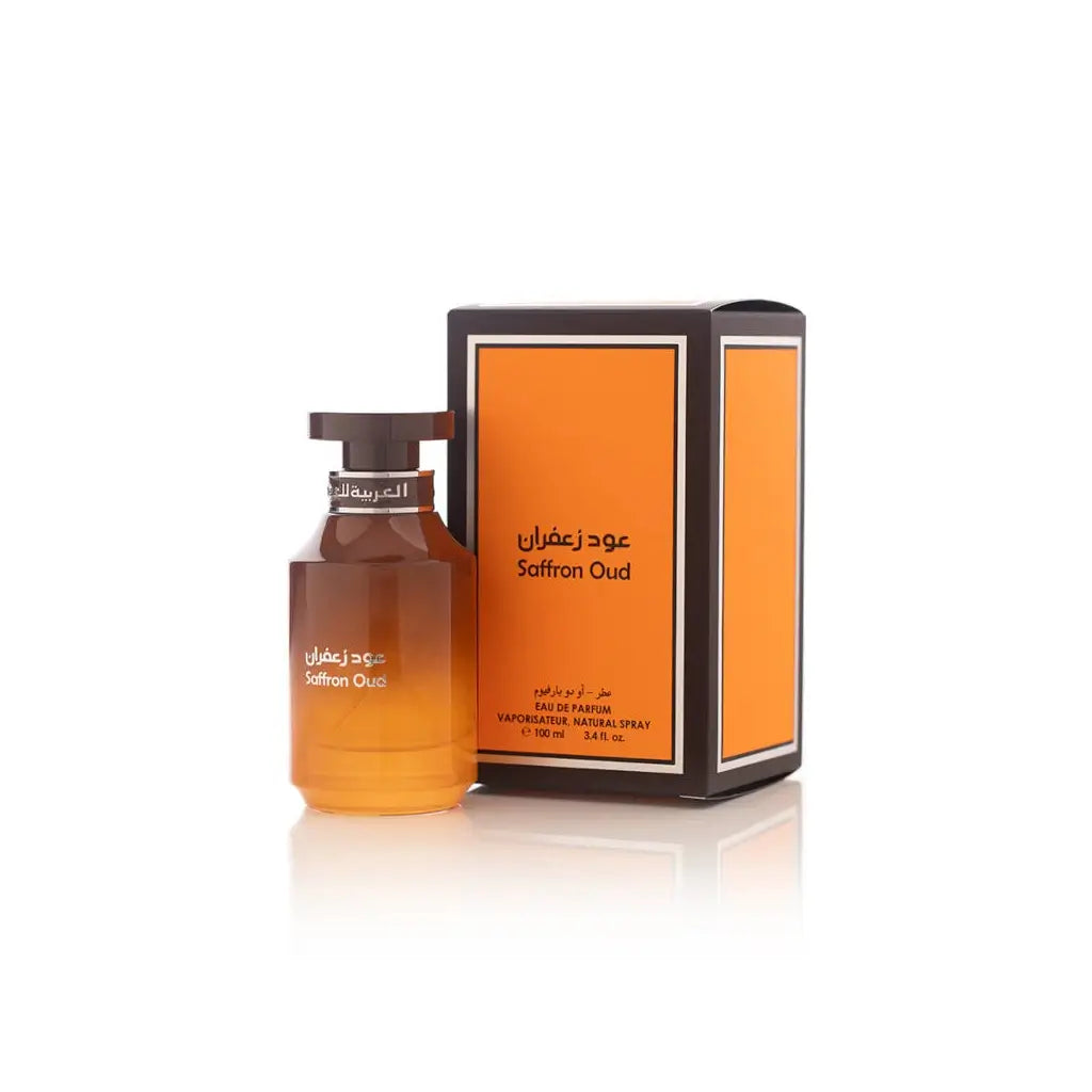 Premium Saffron Oud Eau de Parfum 100ml - Luxury Unisex Perfume for Men & Women, Long-Lasting Fragrance for Date Night, Special Occasions & Daily Wear