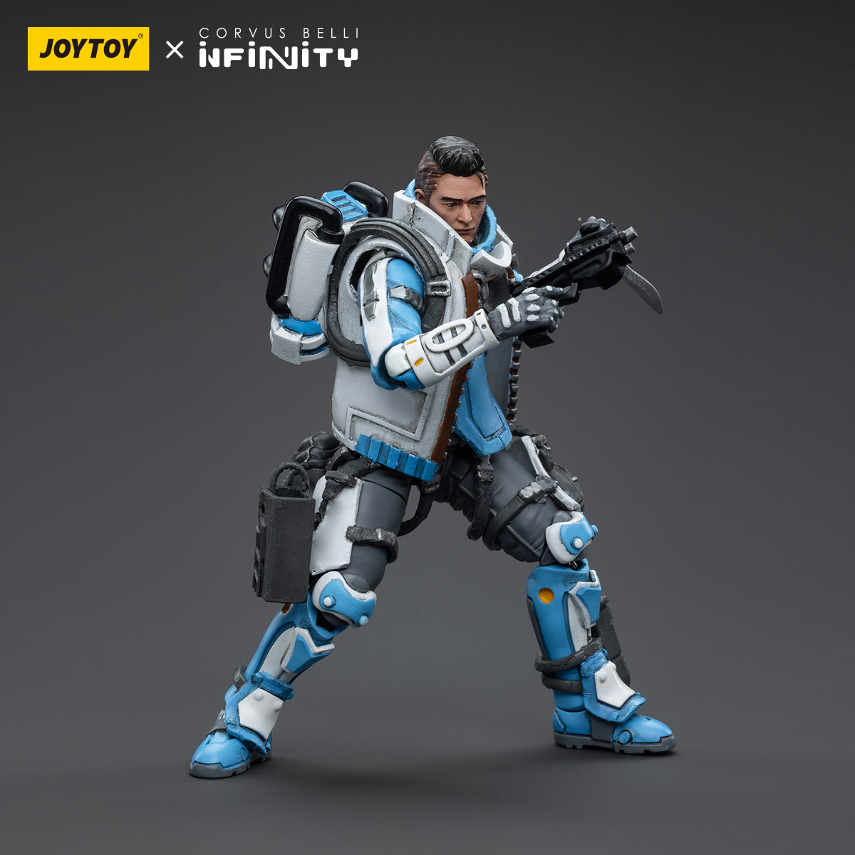 1/18 JOYTOY 3.75 Inch PanOceania Action Figure Set (3pcs) - Highly Detailed Collectible Military Miniatures for War Game Enthusiasts & Sci-Fi Collectors - Perfect for Tabletop Gaming, Display Shelves, and Gift Giving