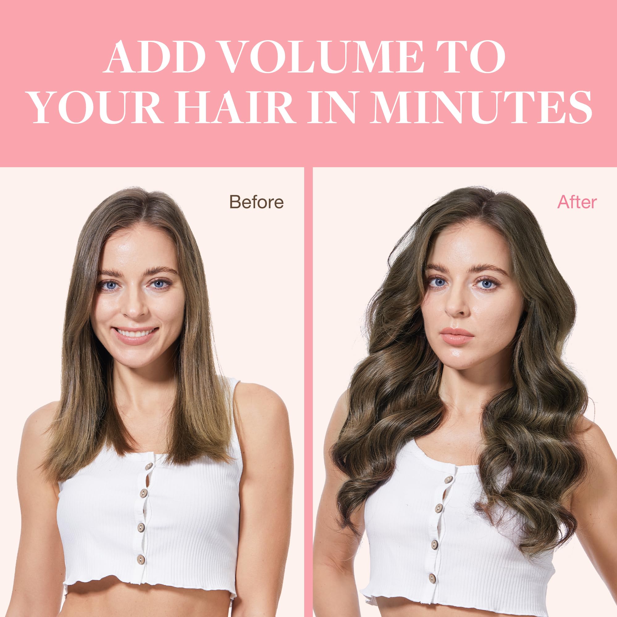 GOO GOO Clip in Hair Extensions 20inch 7Pcs - 100% Remy Human Hair Extensions for Women, Natural 4/26/4 Balayage Chocolate Brown to Honey Blonde (120g) - Perfect for Daily Styling, Parties & Special Occasions
