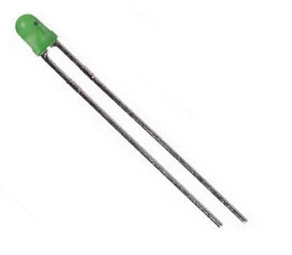 3mm Small Green Diffused LED Lights - Perfect for DIY Electronics, Circuit Boards, and Indicator Projects