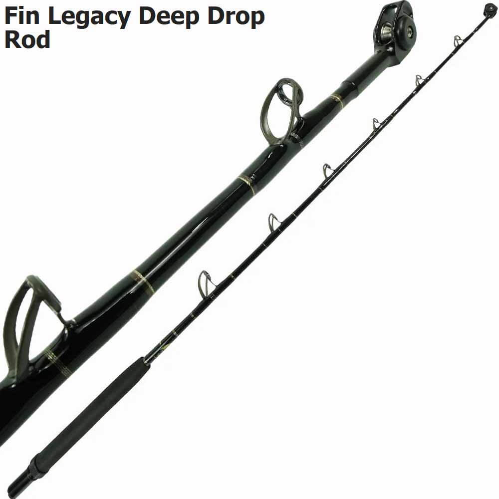 Blackfin Rods Fin 153 6FT 10IN 50-80Lb Heavy Duty Swordfish Fishing Rod - Perfect for Deep Sea Fishing & Big Game Angling