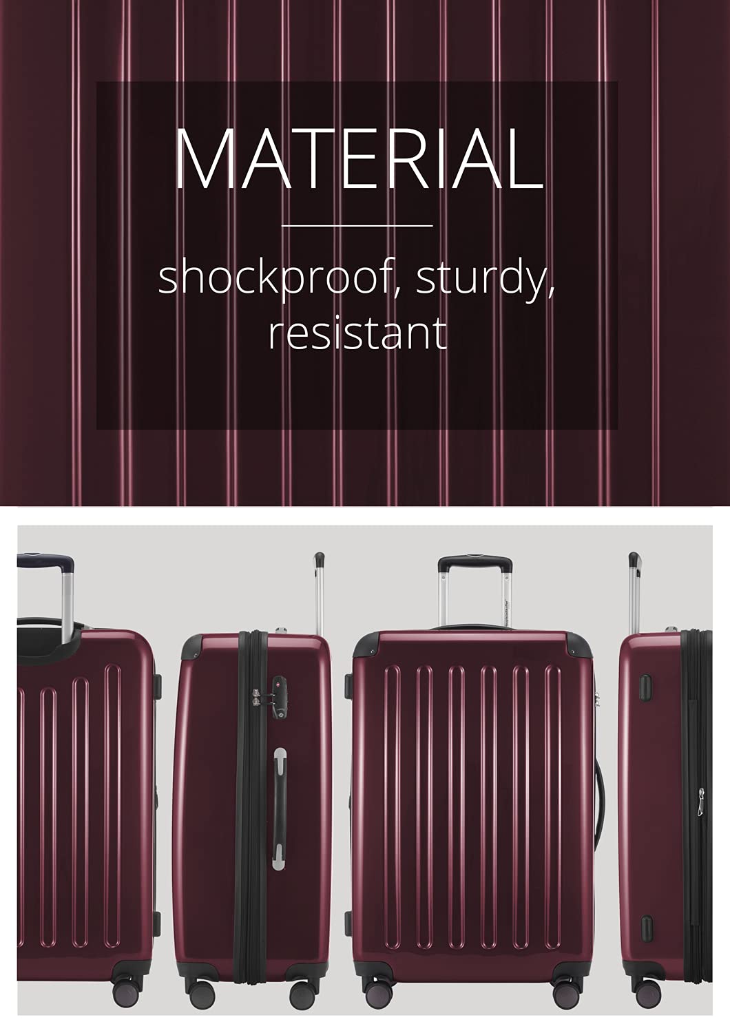 Premium Hauptstadtkoffer Hand Luggage 75cm/29.7