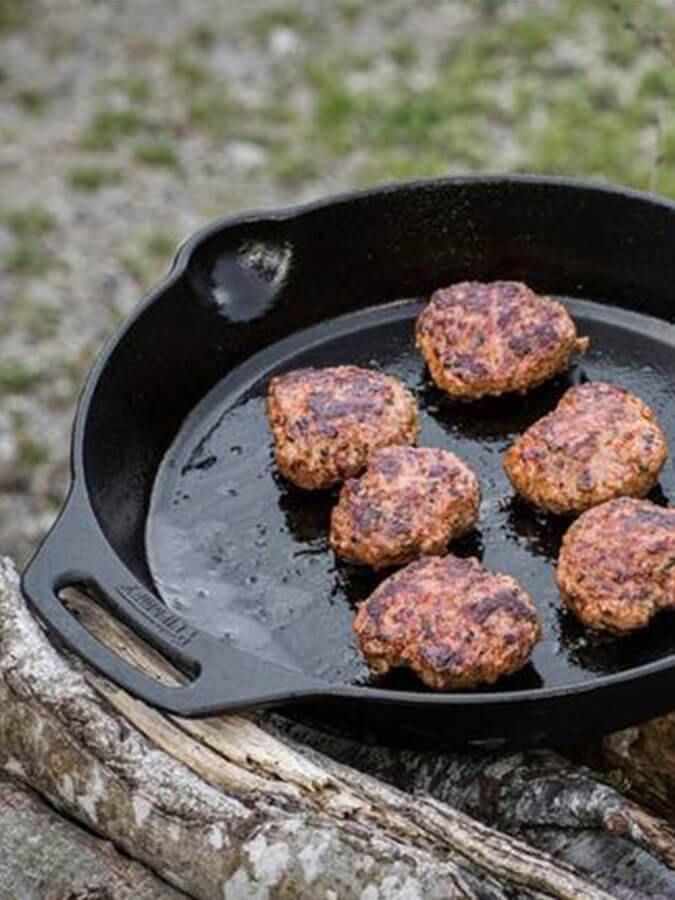 Petromax Cast Iron Fire Skillet with Removable Handle - Perfect for Camping, Grilling & Outdoor Cooking
