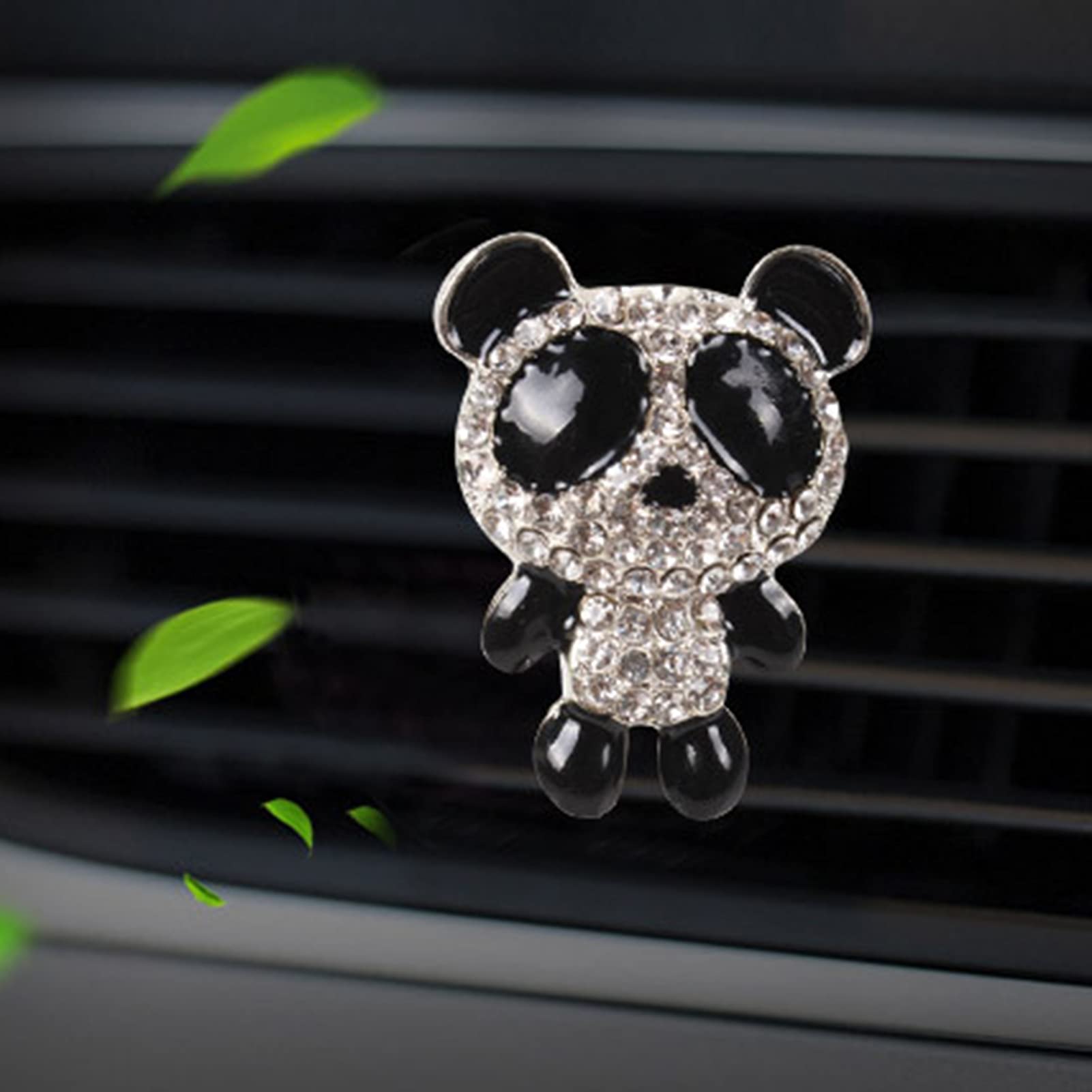 Cute Panda Car Air Freshener Clip - Vent Aromatherapy Diffuser with Fragrance for Car Interior Decoration | Perfect for Long Drives, Office Commutes & Gift Giving
