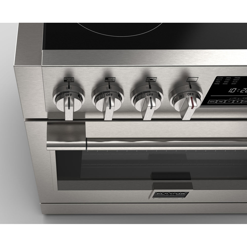 Fulgor Milano 36-Inch 600 Series Stainless Steel All-Electric Induction Range (Model F6PIR365S1) - Perfect for Modern Kitchens & Professional Chefs