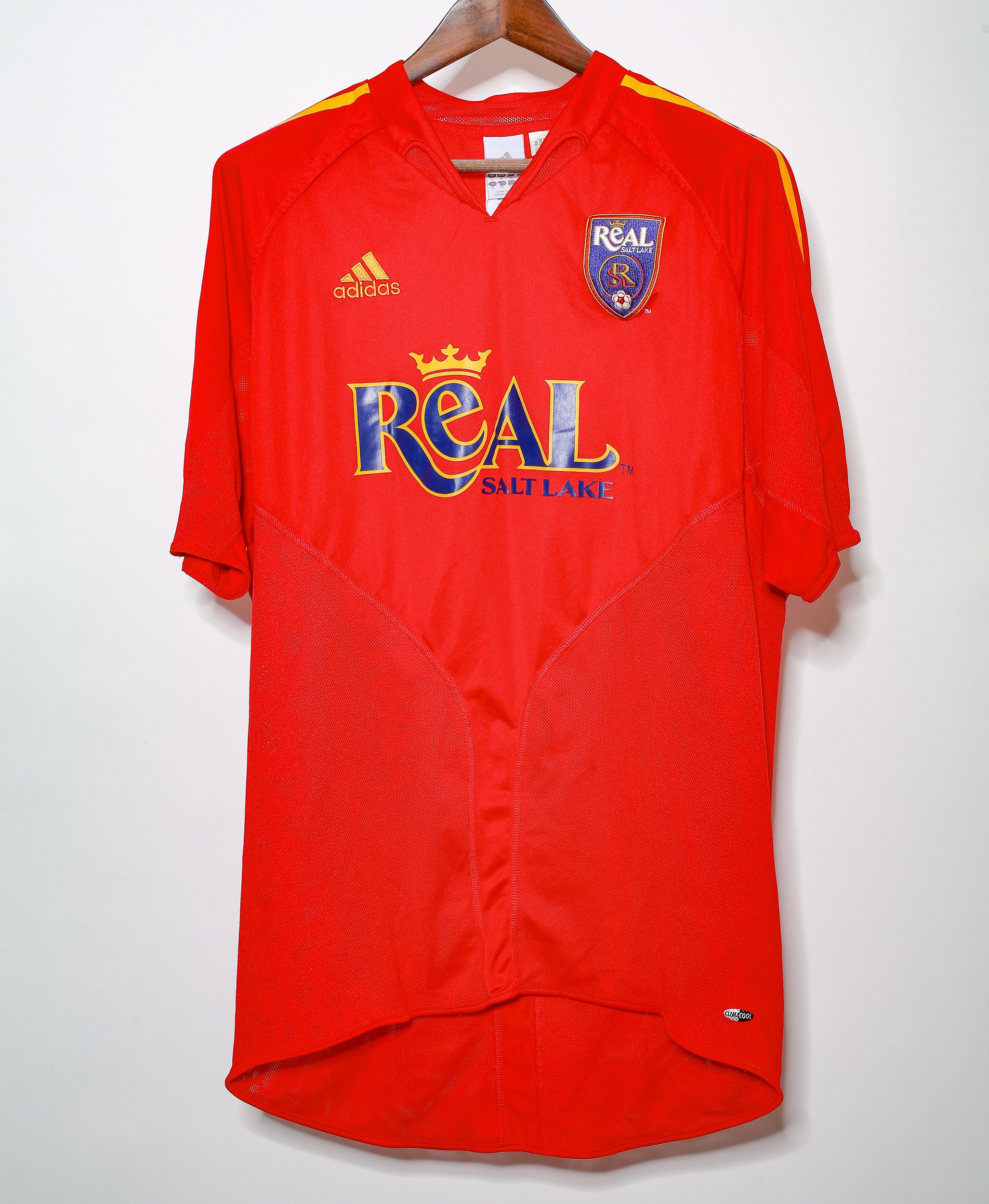 2004 Real Salt Lake XL Home Jersey - Authentic Soccer Shirt for Fans & Collectors - Perfect for Games, Events & Memorabilia Display