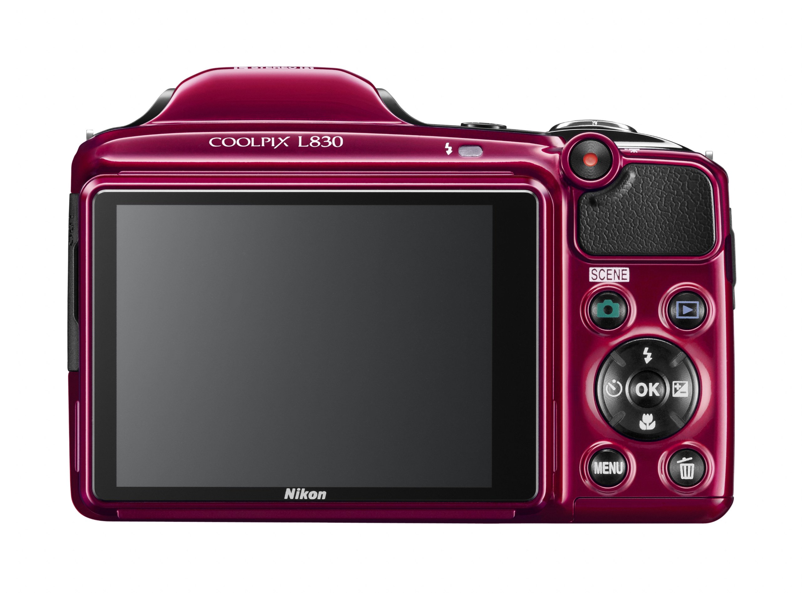 Nikon COOLPIX L830 16MP Digital Camera with 34x Optical Zoom - Certified Refurbished (Red) | Perfect for Travel Photography, Wildlife Shots & Family Events