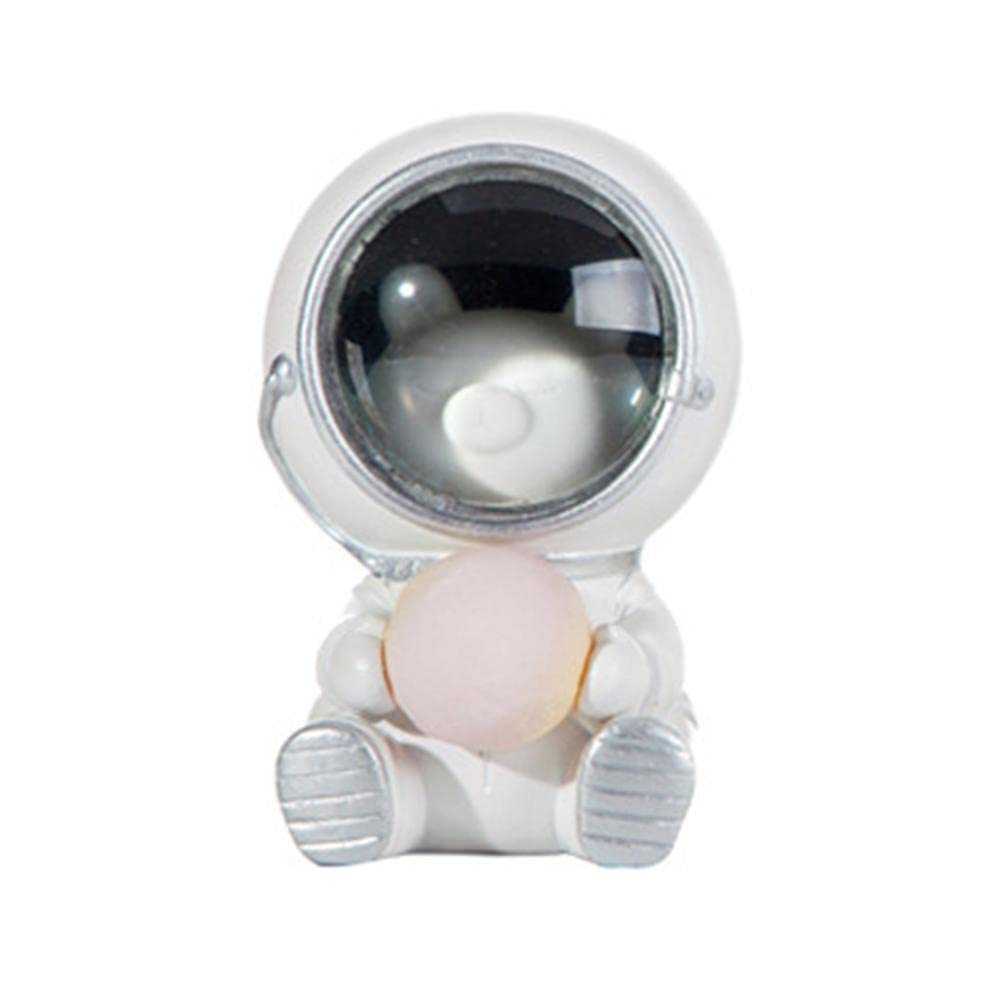 WAITLOVER Astronaut Cat LED Desk Lamp - Eye-Caring Night Light for Kids, Bedside Table Lamp with Adjustable Brightness, Perfect for Nursery, Bedroom, and Study Room Decor