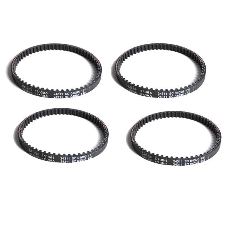4 New Replacement Belts for Bissell Proheat Carpet Cleaner - Compatible with Part #0150621 - Perfect for Home Deep Cleaning & Pet Stain Removal