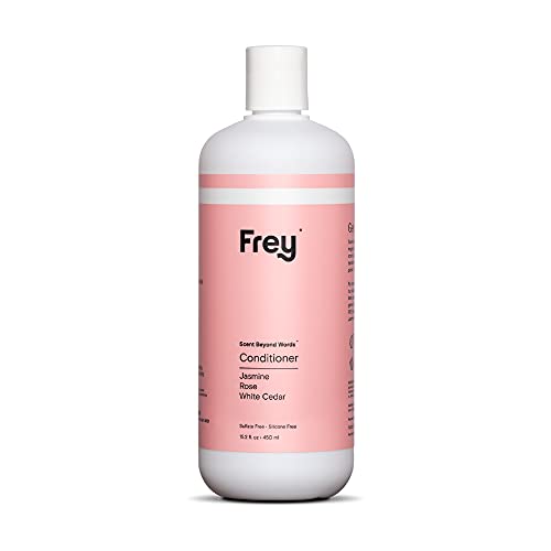 FREY Argan Oil Hair Conditioner - 16oz Natural Deep Conditioning Treatment with Argan, Sunflower, Sacha Inchi, Aloe Vera & Macadamia Oils for Dry, Damaged Hair - Perfect for Daily Hydration & Salon-Quality Results at Home