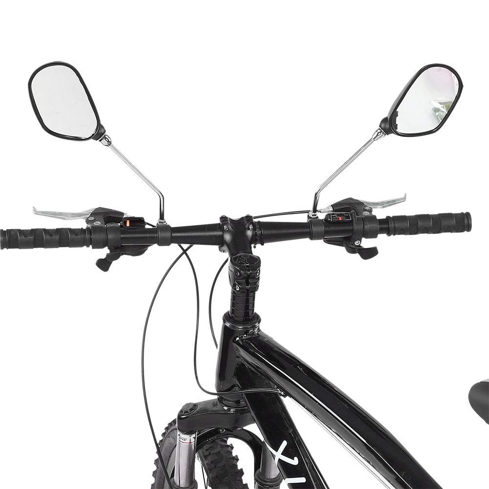360° Rotating Rear View Bike Mirror - Adjustable Handlebar Safety Mirror for Mountain & Road Cycling - Perfect for Commuting, Touring & Off-Road Adventures