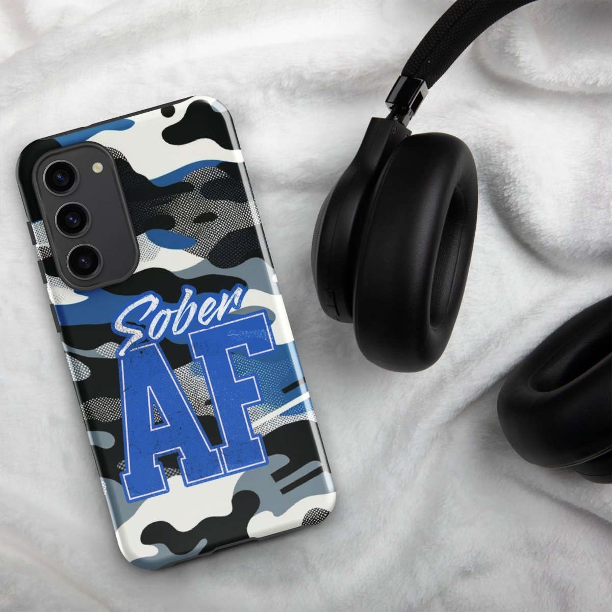 Camo Courage Samsung Tough Case - Durable Protective Cover for Samsung Phones - Perfect for Outdoor Adventures & Military Style