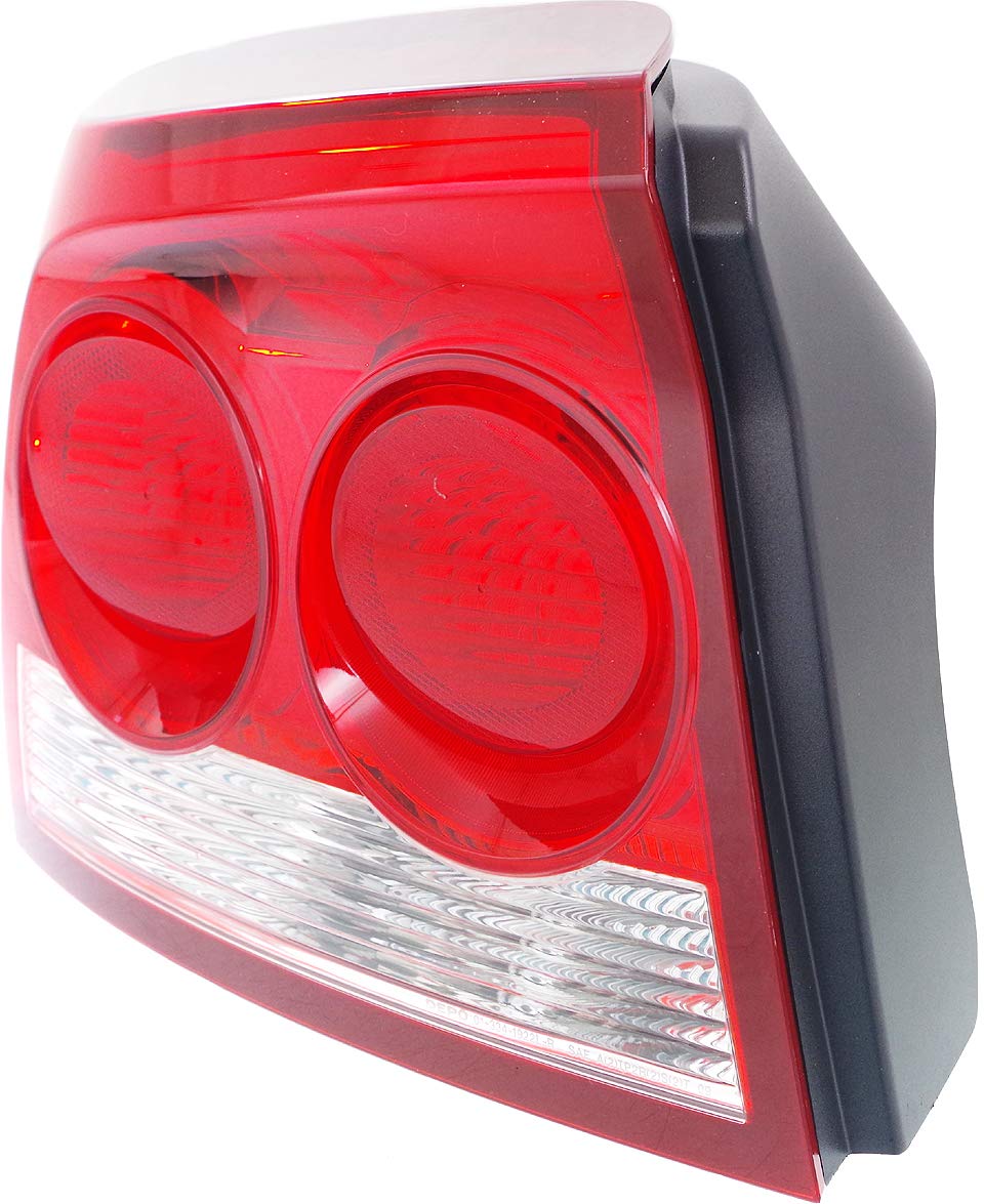 Evan-Fischer CAPA Certified Driver Side Tail Light Assembly for 2009-2010 Dodge Charger - Perfect for Replacement & Nighttime Driving Safety