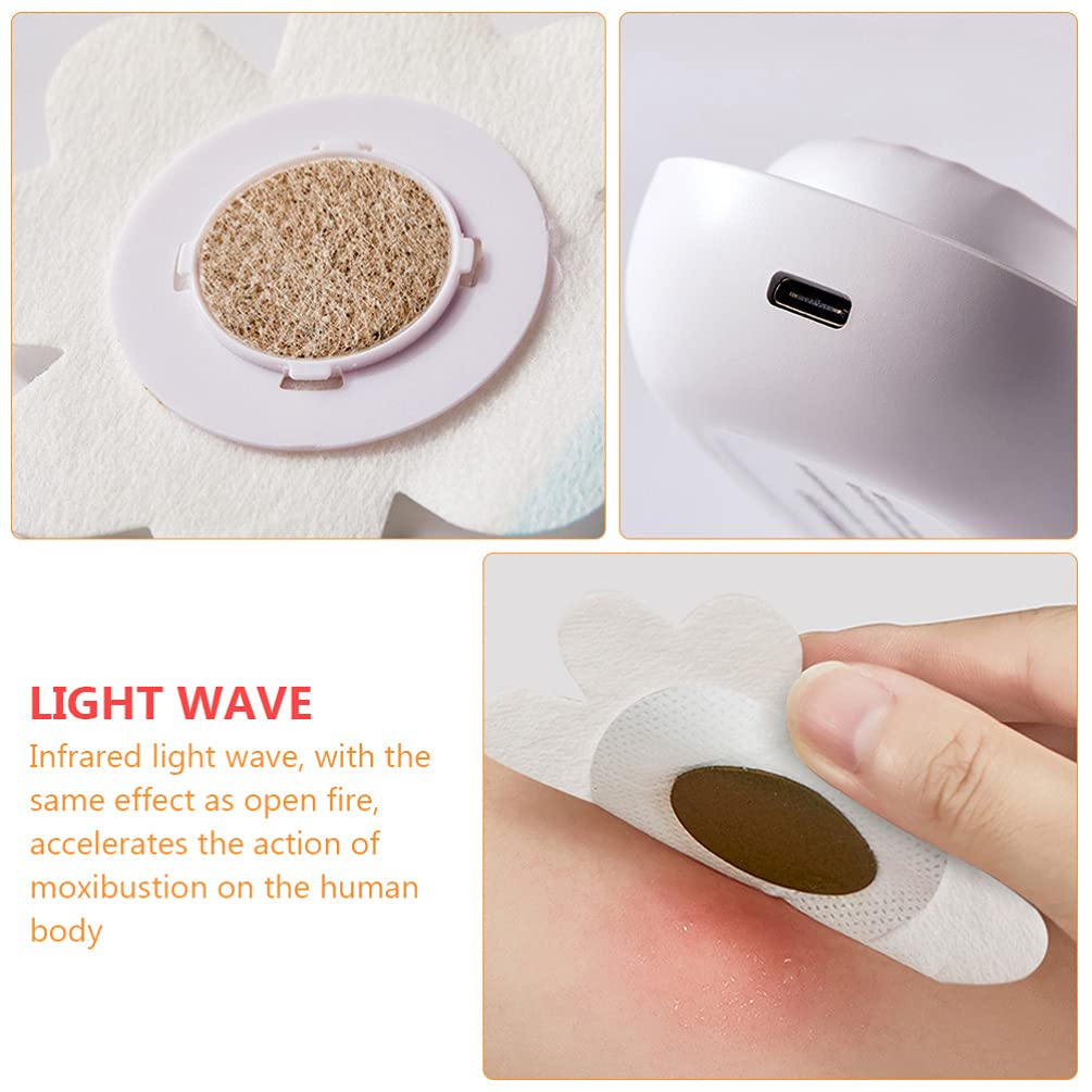 1 Set Smokeless Moxibustion Box - Portable Electric Moxa Therapy Device with Charging, Moxa Scraping Pot & Purifier - Pain Relief & Relaxation for Home/Clinic Use