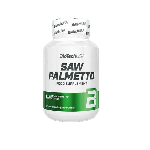 BioTechUSA Saw Palmetto Supplement - 60 Capsules for Prostate & Urinary Health - Supports Hair Growth & Hormonal Balance - Men's Wellness Essential