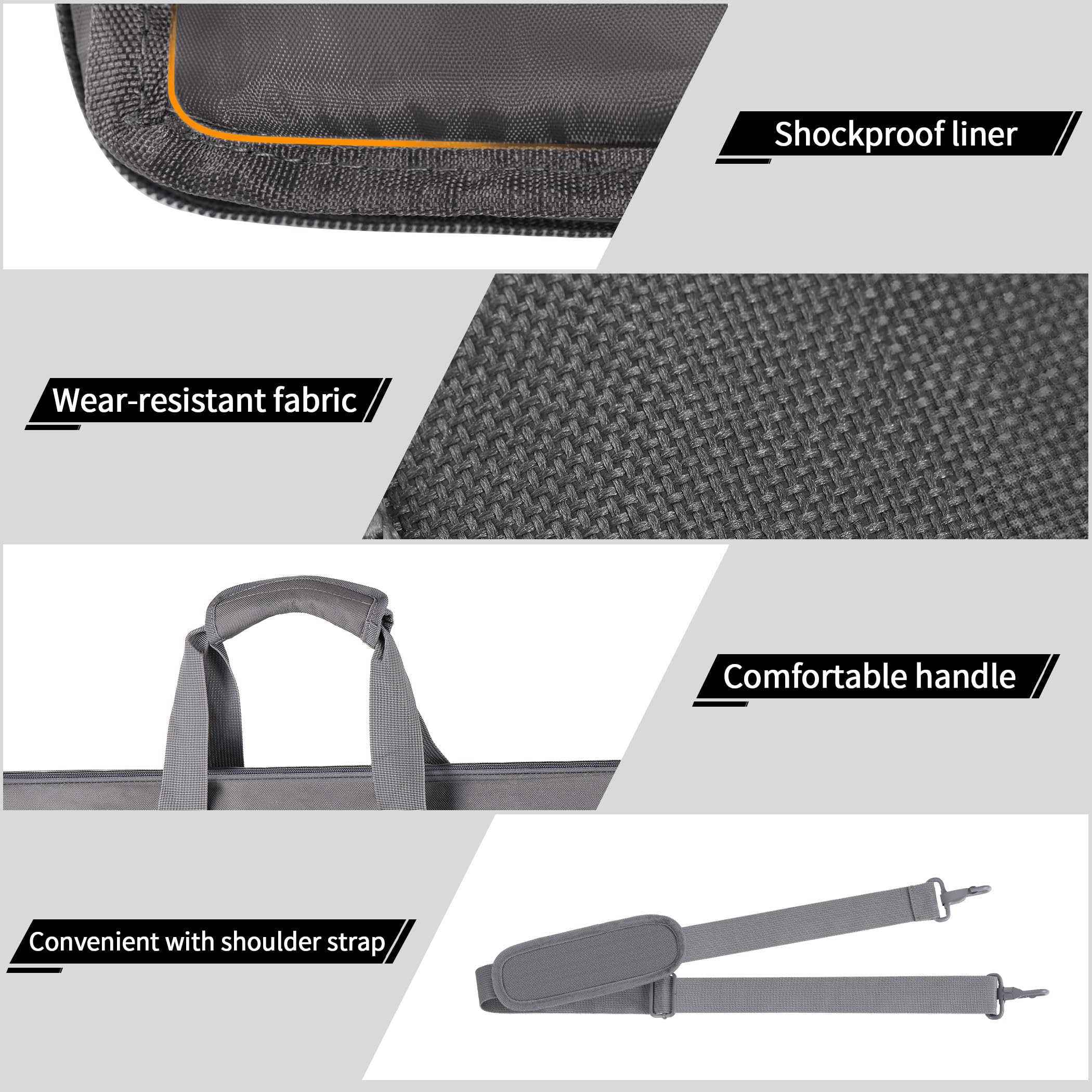 LUCMO Starlink Gen 3/V3 Case Organizer Bag - Durable Carrying Case for Starlink Satellite Internet Accessories | Perfect for Travel, Outdoor Camping, RV Trips & Home Storage