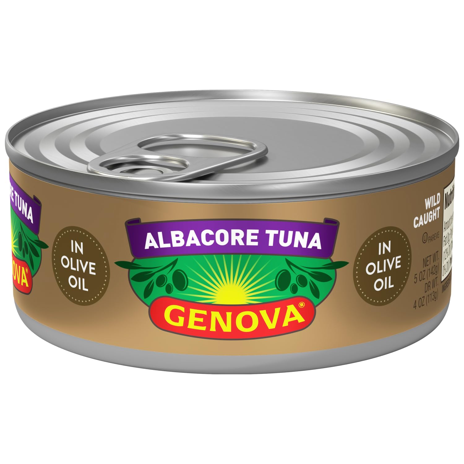Premium Wild-Caught Albacore Tuna in Olive Oil - 5oz Can (Pack of 1) - Solid White Tuna - High Protein, Keto & Paleo Friendly - Perfect for Salads, Sandwiches & Healthy Meal Prep