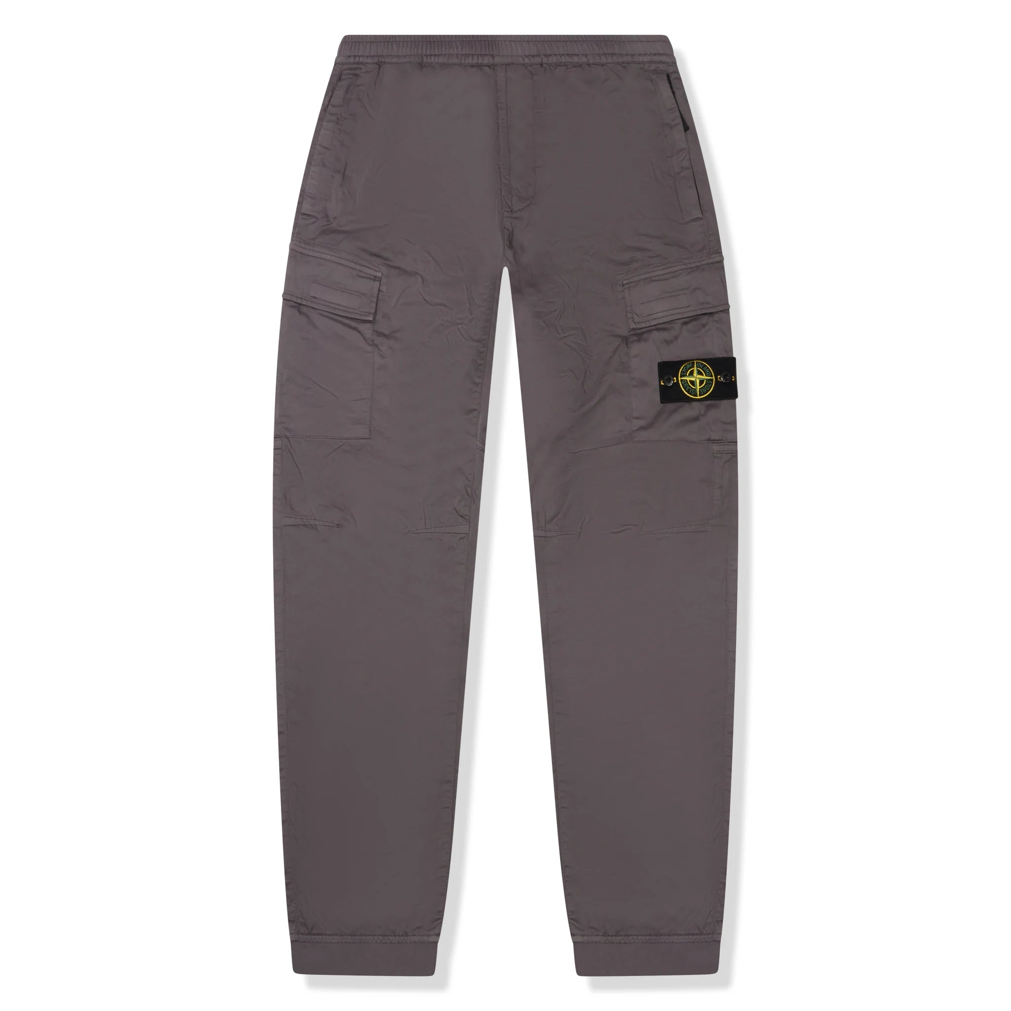 Pre-Owned Stone Island Grey Cargo Pants for Men - Durable Military Style Utility Pants for Outdoor, Work & Streetwear Fashion