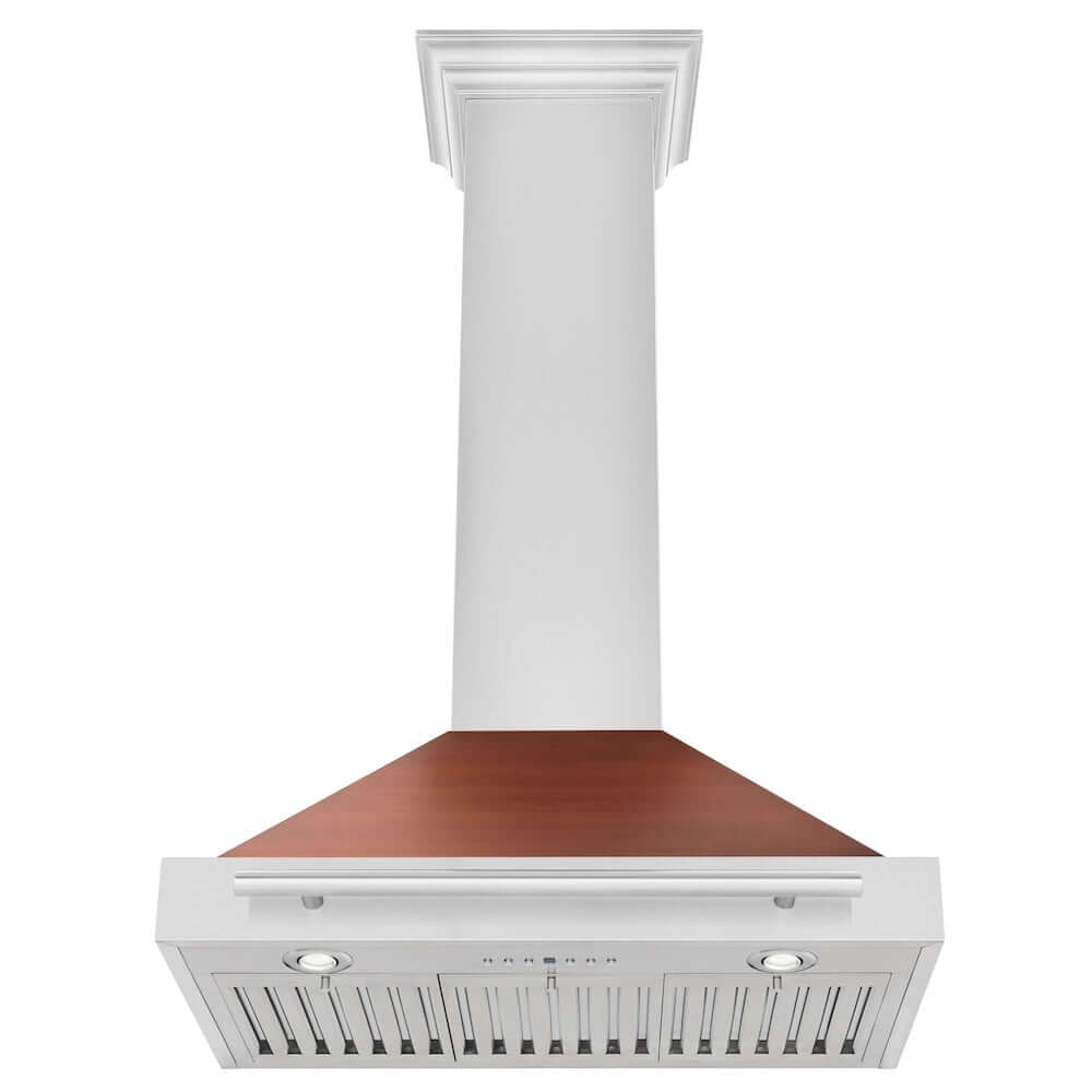 ZLINE KB4STX C Convertible Stainless Steel Range Hood with Copper Shell - 30