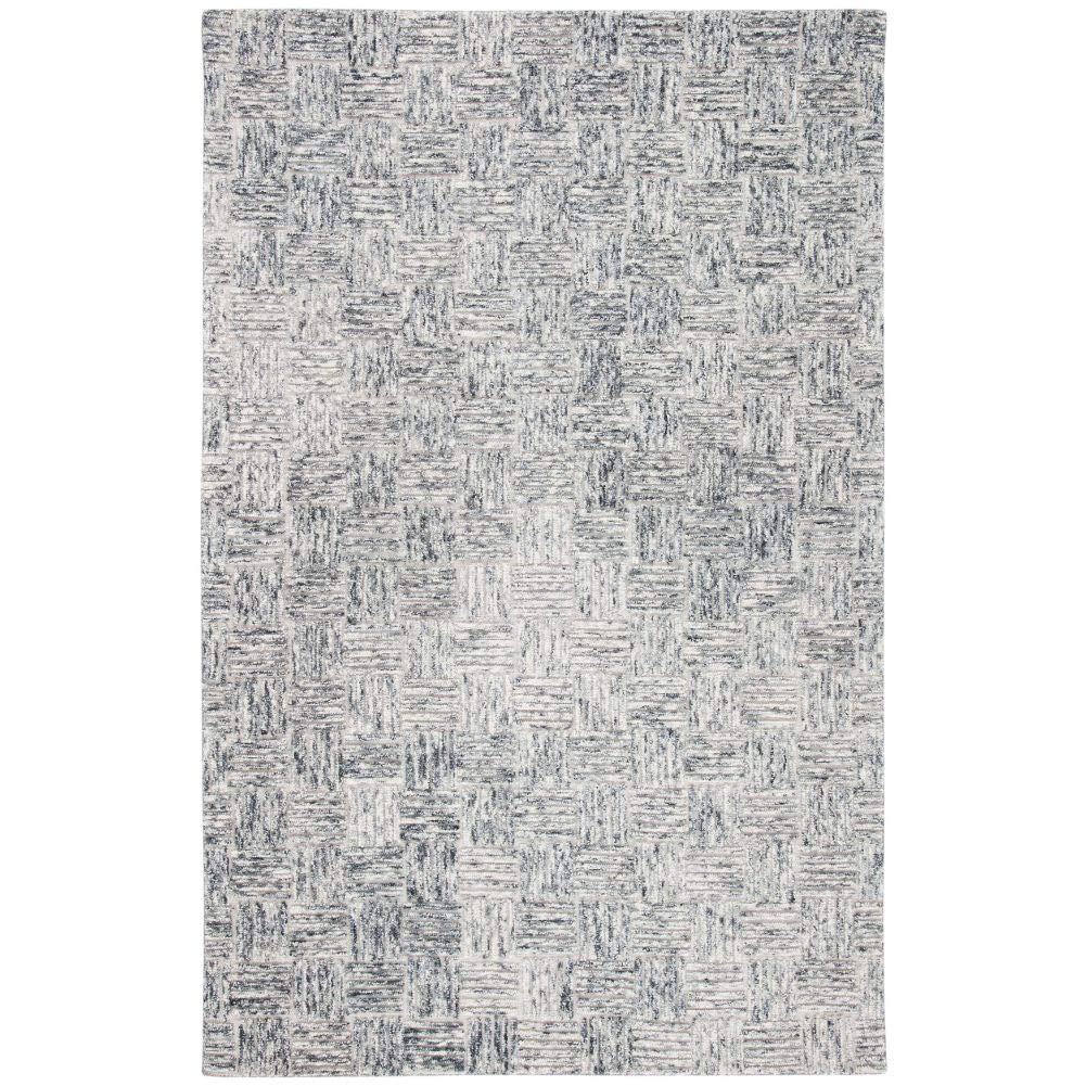 SAFAVIEH Micro-Loop Collection 5' x 8' Grey Handmade Wool Area Rug - Durable for High Traffic Living Room & Bedroom - Soft Comfort Underfoot for Cozy Home Decor (MLP976F)