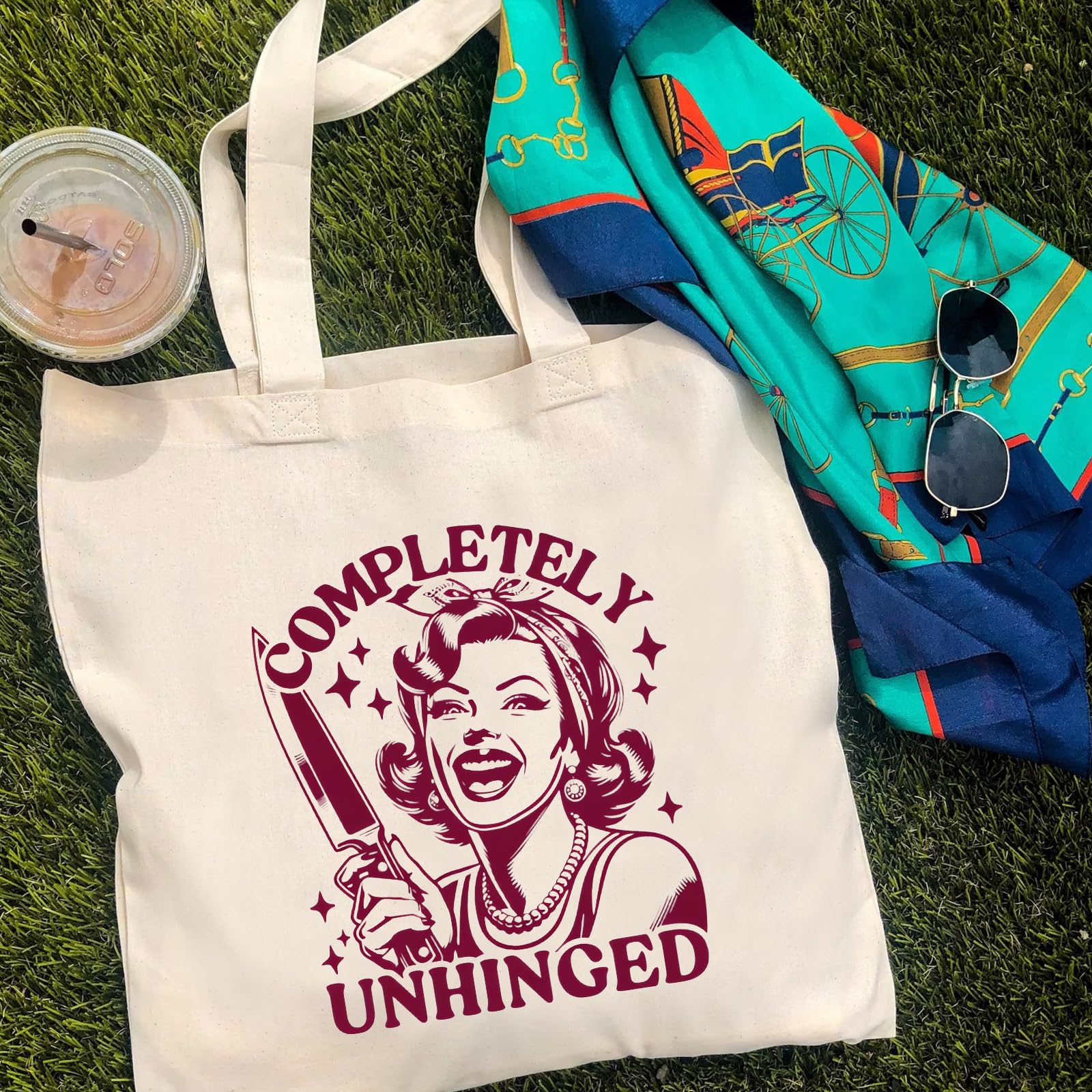 Stylish Canvas Tote Bag for Women - Eco-Friendly Reusable Grocery & Beach Shopping Bag - Perfect for Daily Use, Grocery Shopping & Beach Outings