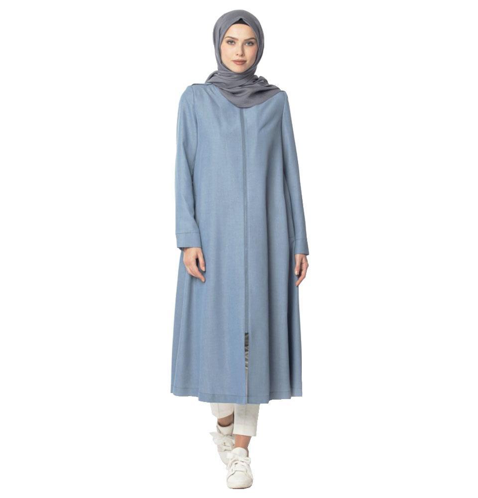 Abaci Modest Topcoat 13397 Blue - Waterproof Winter Coat for Men, Lightweight Warm Jacket with Hood - Perfect for Outdoor Activities, Hiking & Daily Commute