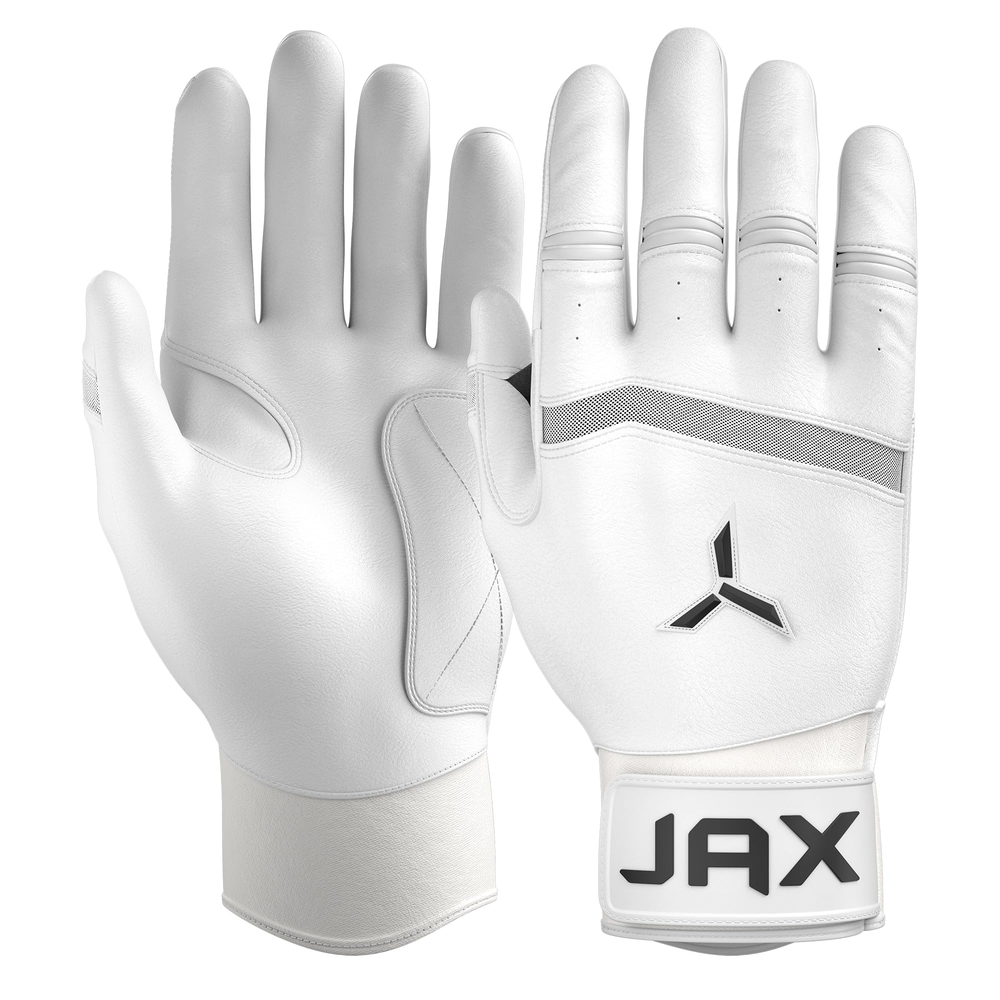 JAX Batting Gloves Model One - Youth & Adult Baseball & Softball Gloves with Pro Grip Web Technology - Perfect for Training, Games & Practice Sessions