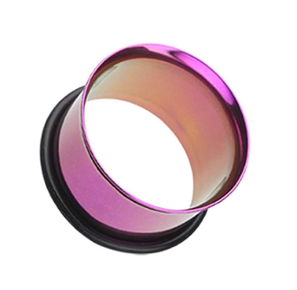 Colorline Single Flare Ear Gauge Plug - Stylish Jewelry for Body Piercing