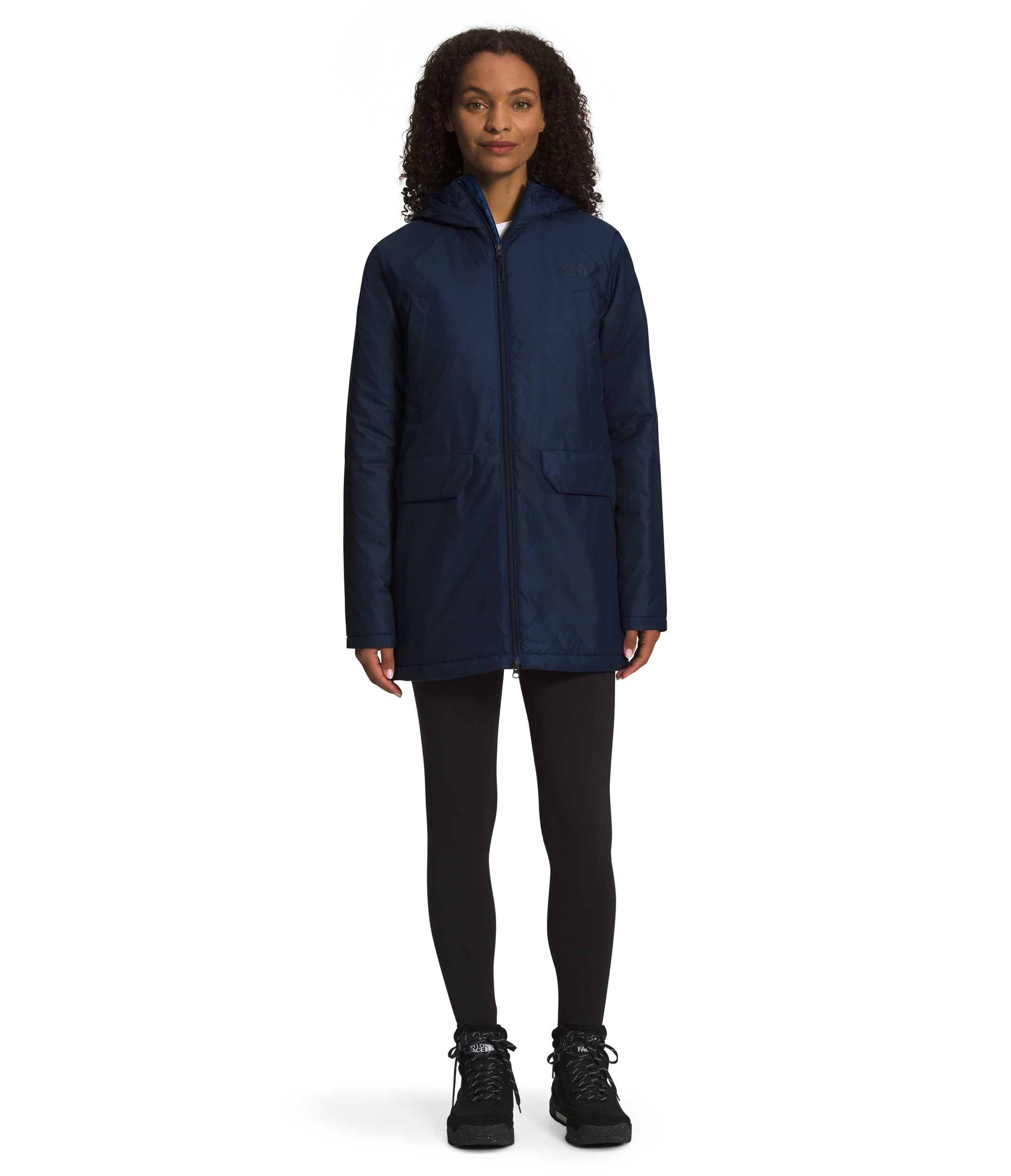 Women's Auburn Hooded Parka Jacket - Winter Warm Waterproof Coat for Outdoor Activities | NF0A7UKE | Perfect for Hiking, Skiing & Cold Weather Fashion